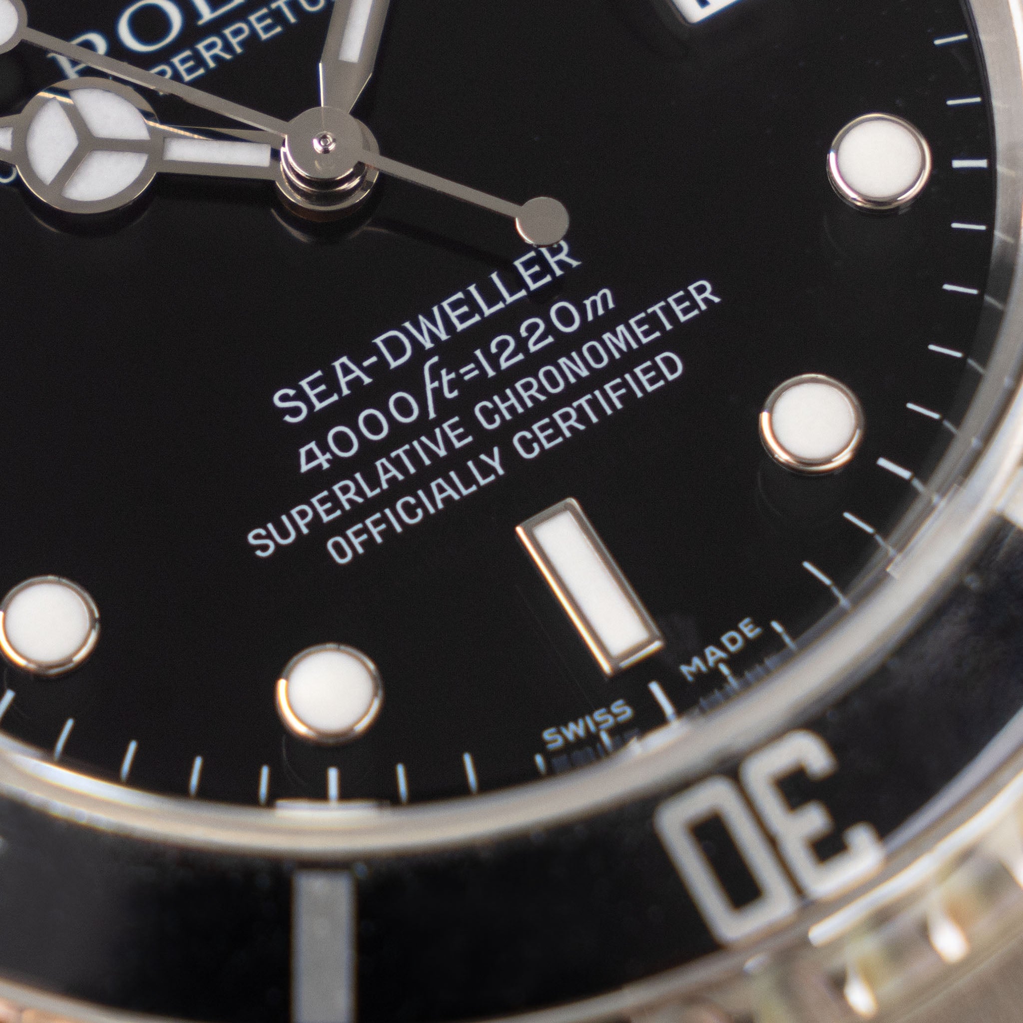 Rolex Sea-dweller ref 16600 Swiss Made Dial New Old Stock Box and Paper Set