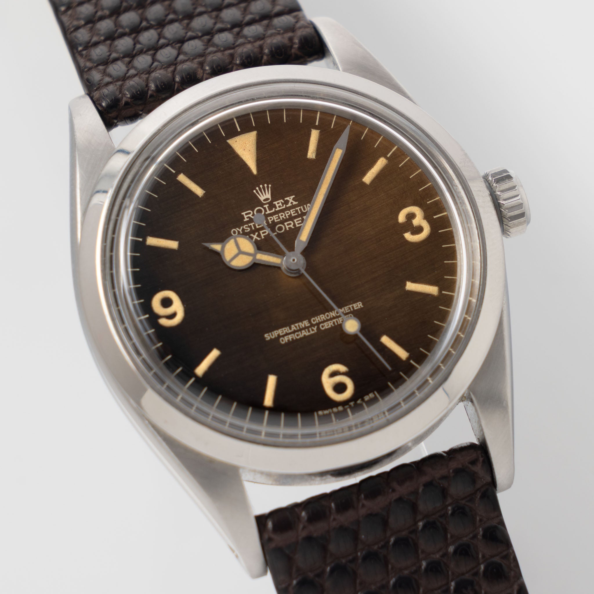 Rolex Explorer 1016 Tropical Gilt Dial