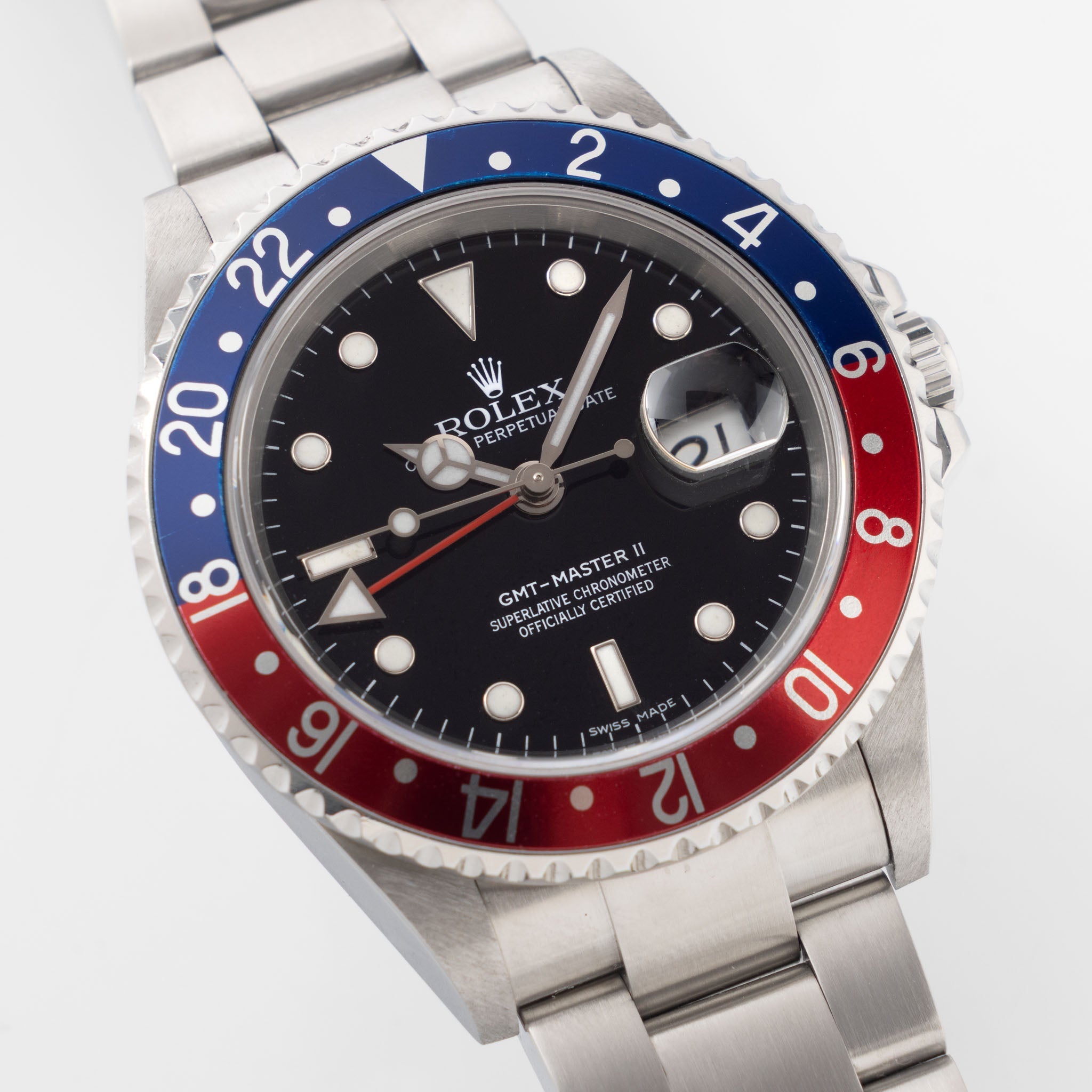 Rolex GMT-Master II 16710 Stick Dial with Original Guarantee Card
