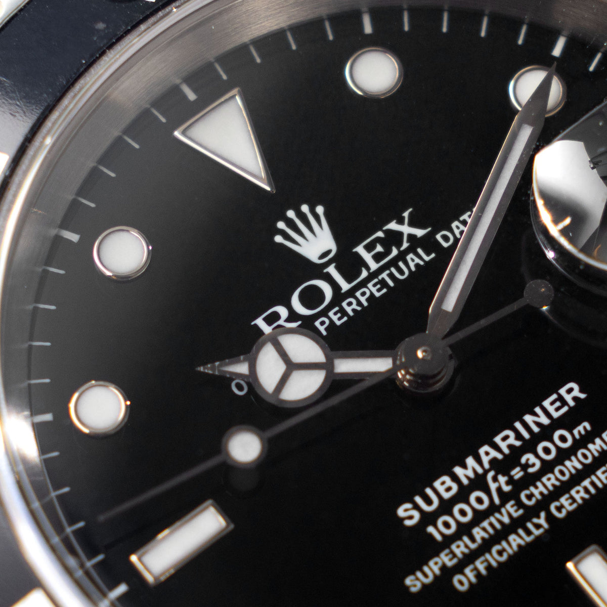 Rolex Submariner Date 16610 Swiss Only Dial with Original Guarantee Paper