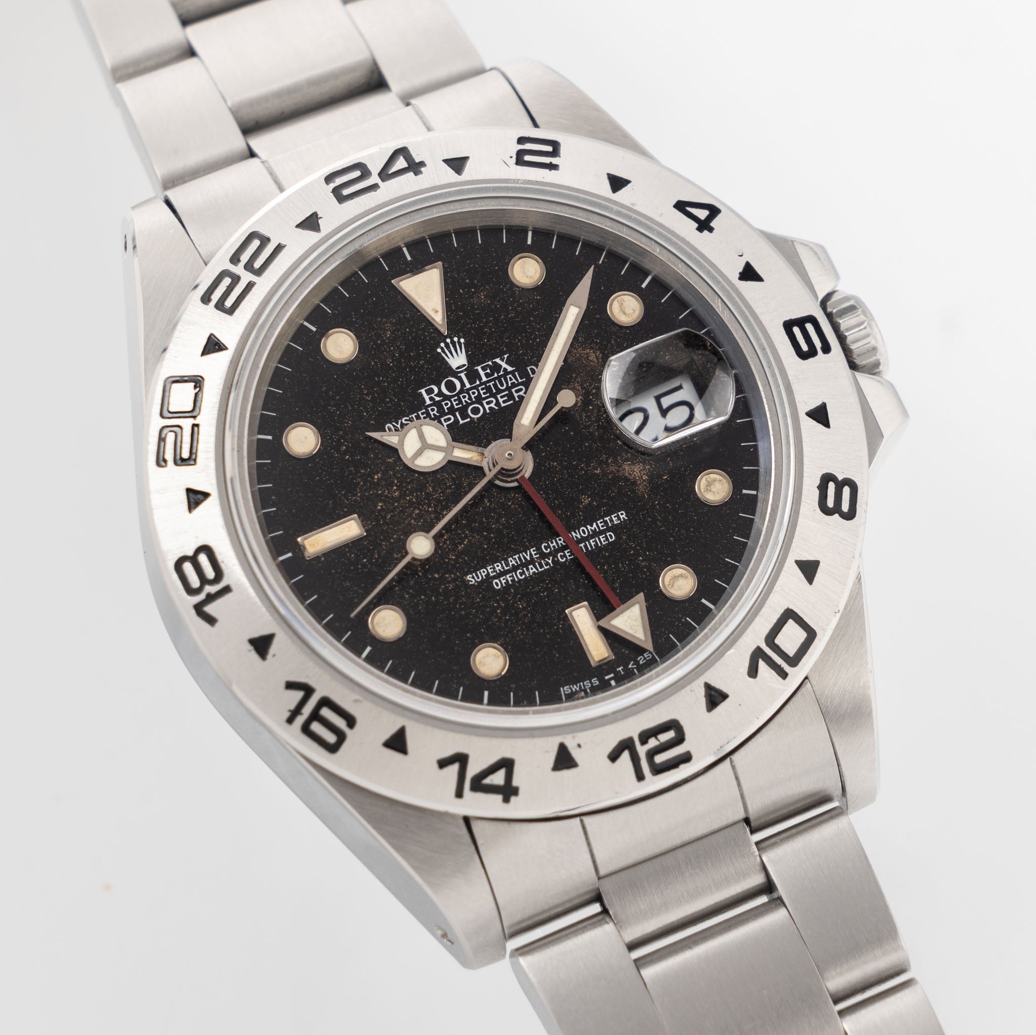 Rolex Explorer II 16550 Galaxy Tropical Dial with Box and Papers