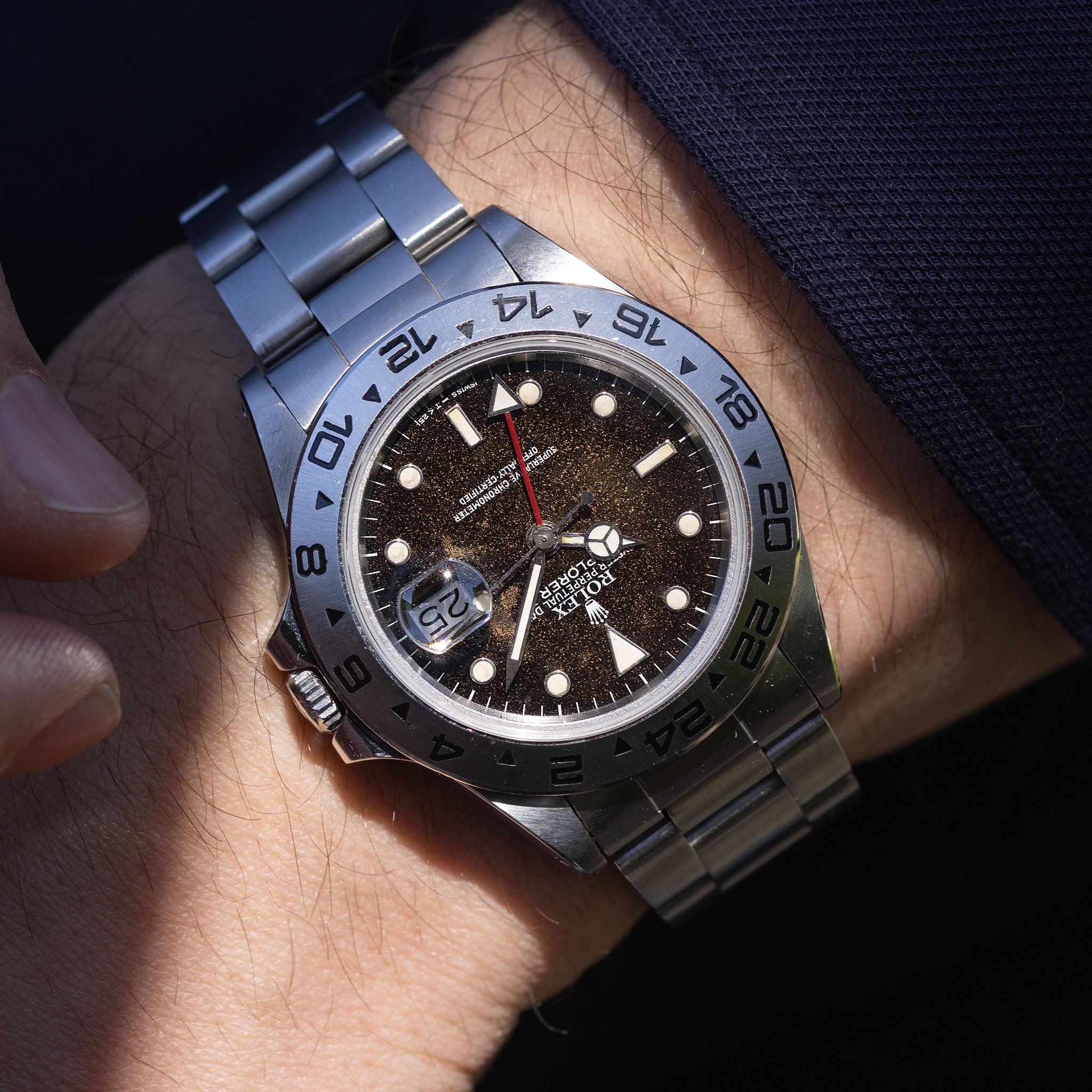 Rolex Explorer II 16550 Galaxy Tropical Dial with Box and Papers