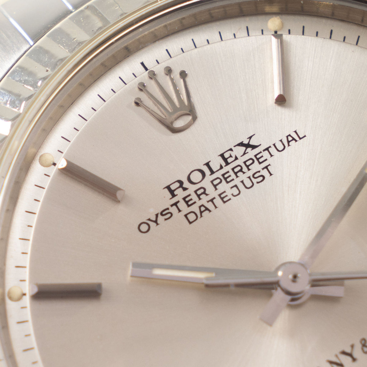Rolex Datejust 1601 Tiffany & Co signed Silver Sigma Dial