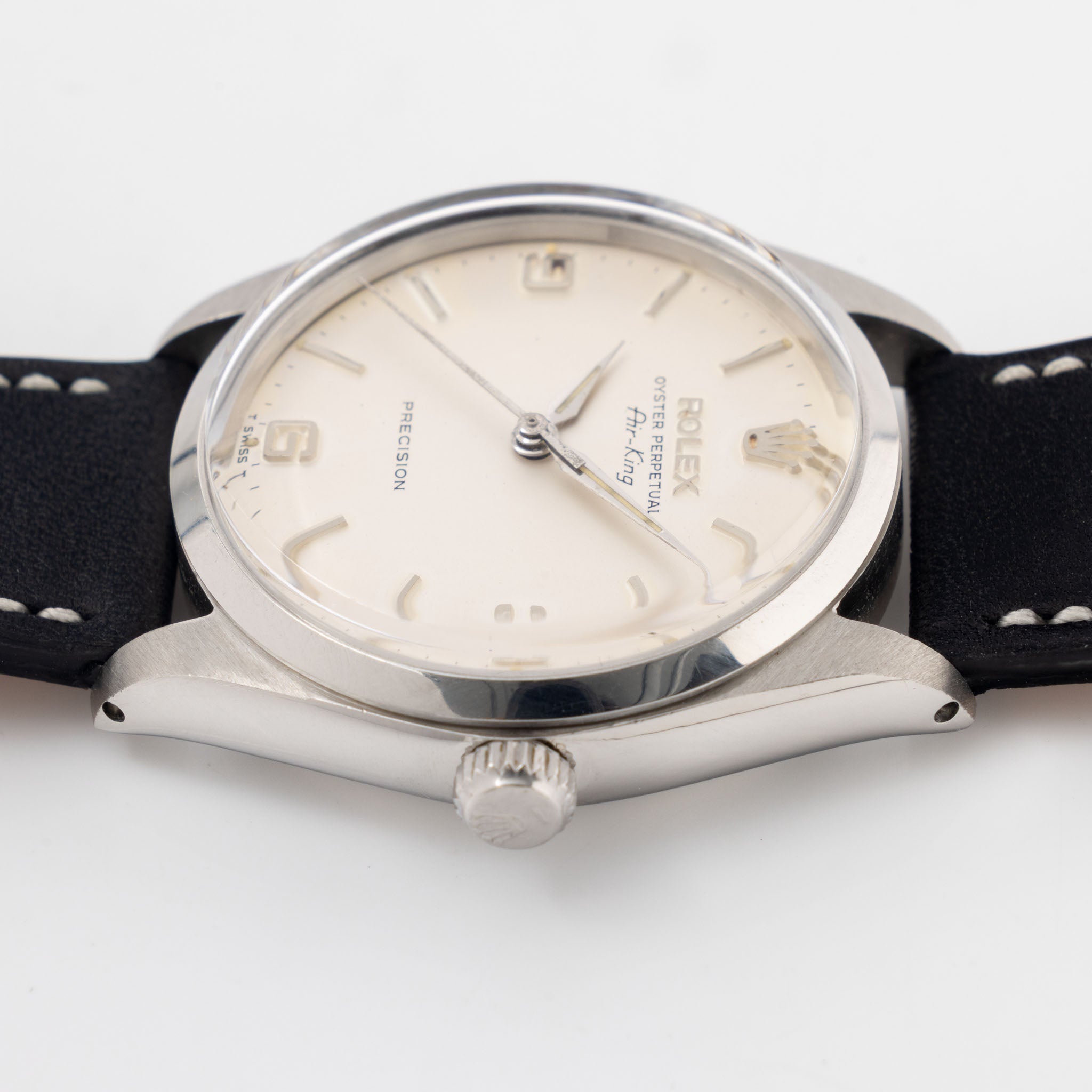 Rolex Oyster Perpetual Air-King 5500 Silver Arabic Numerals Dial