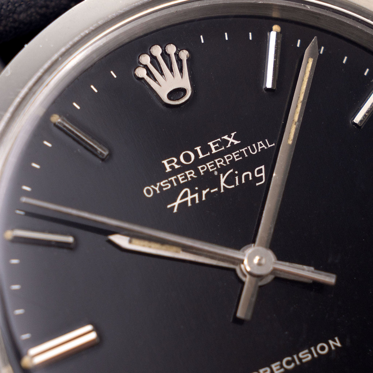 Rolex Air-King 5500 Black Dial Silver print