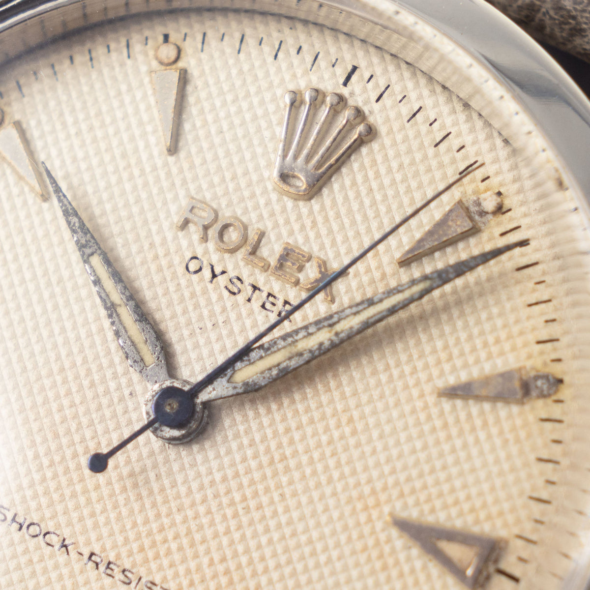 Rolex Oyster Swiss only Waffle dial ref 6222