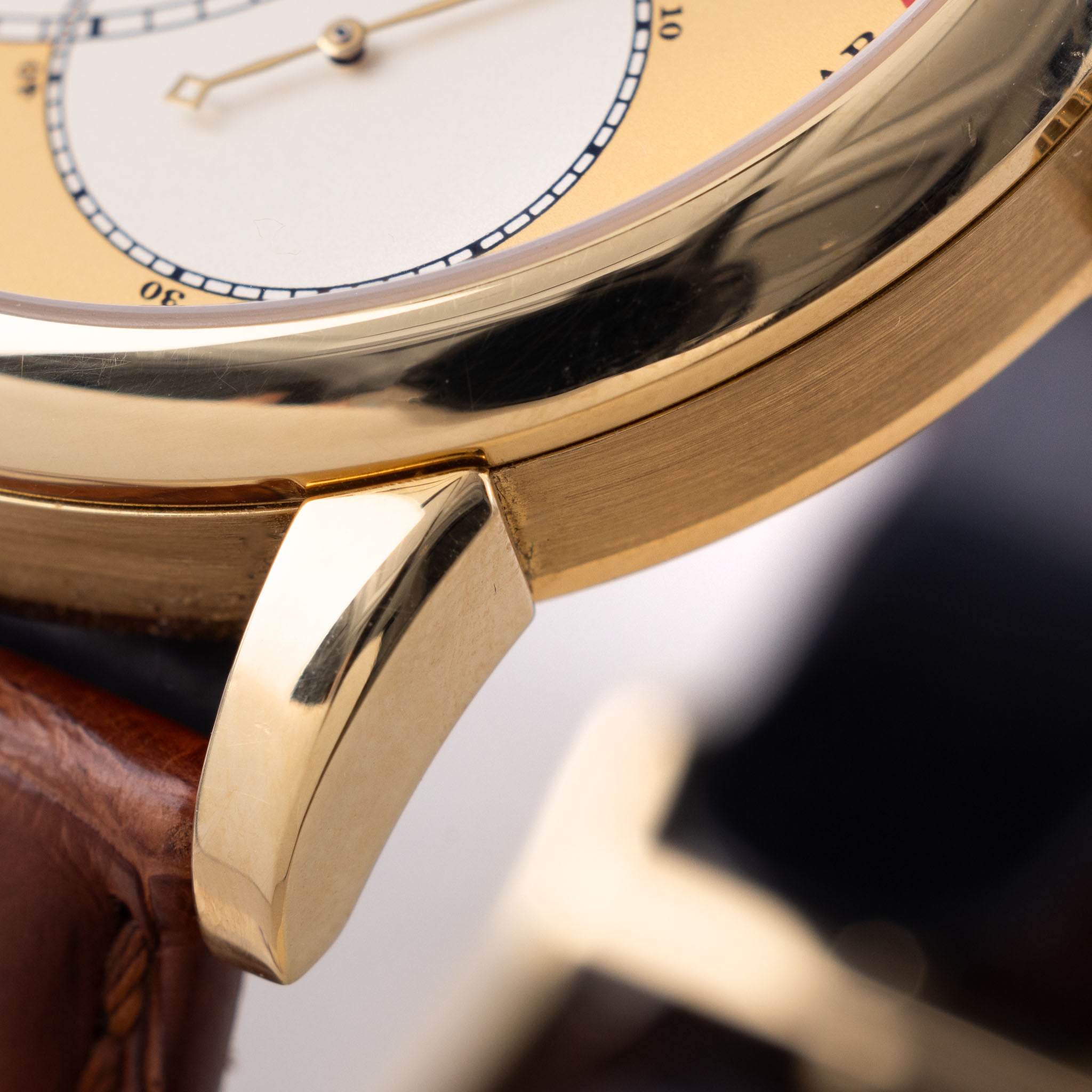 A. Lange & Söhne Grand Lange 1 Referenz 115.021 18 Karat Gelbgold