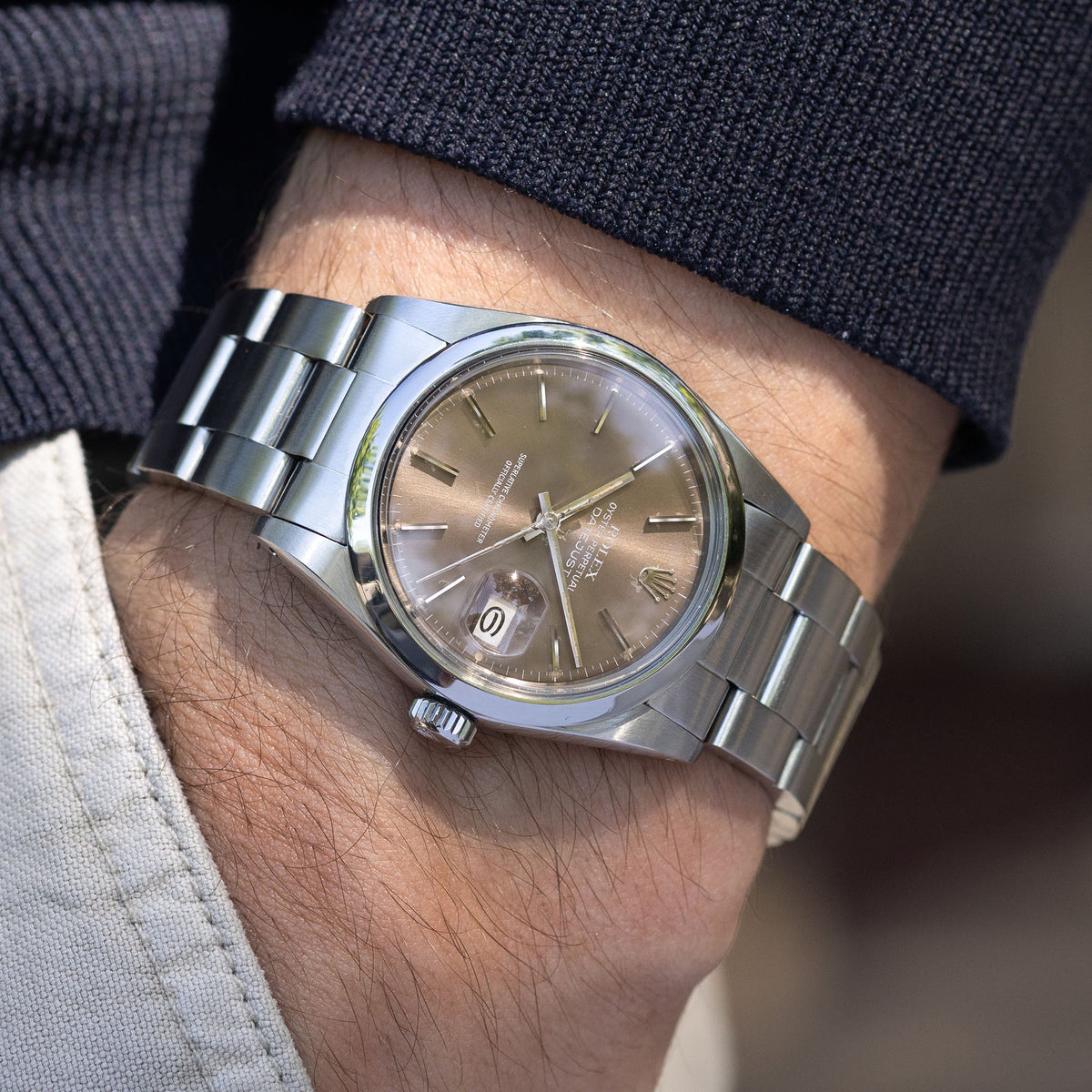 Rolex Datejust 16000 Taupe Dial with Original Guarantee Paper