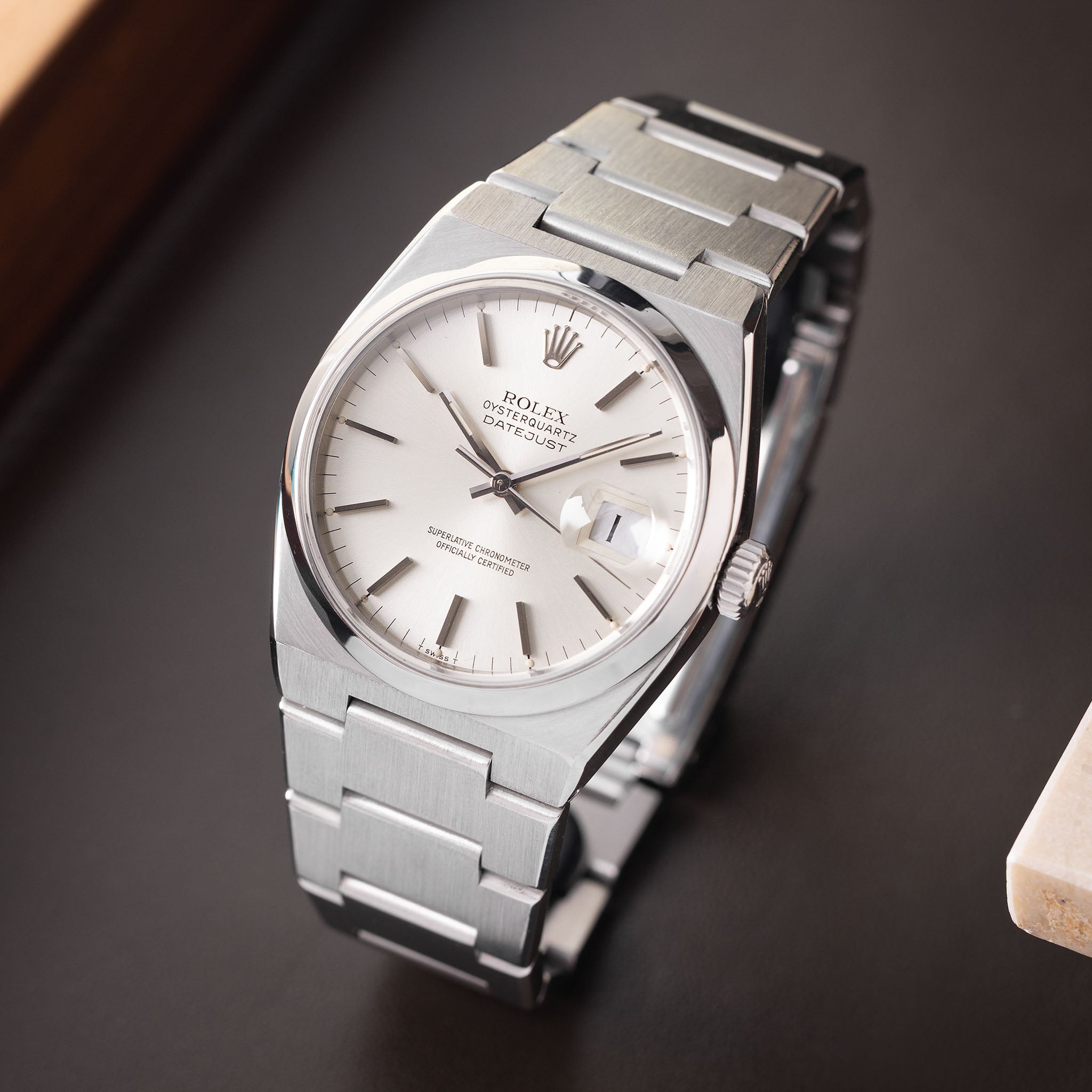 Rolex Oysterquartz Silver dial ref 17000