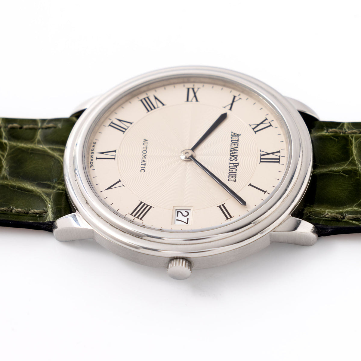 Audemars Piguet 14995ST 120 Years Anniversary Silver Dial Ultra-thin Dresswatch
