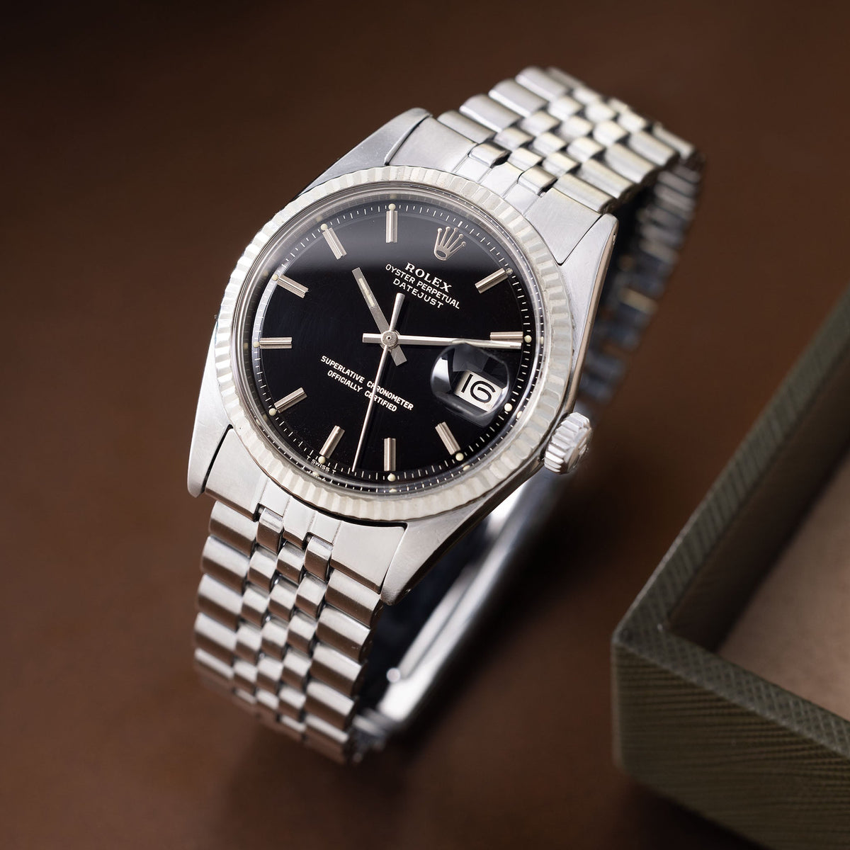 Rolex Datejust Gilt dial ref 1601
