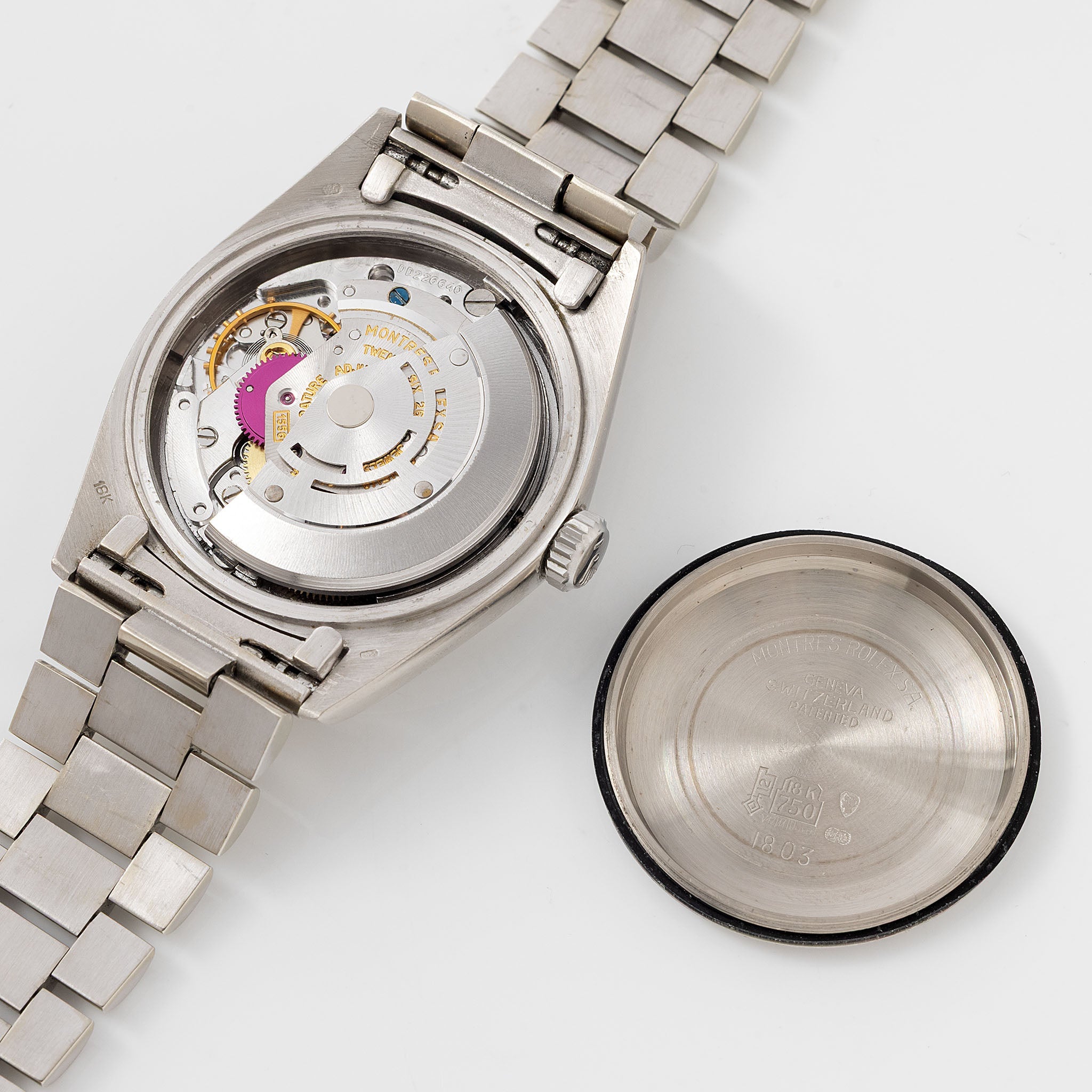 Rolex Day-Date 1803/9 Silver Dial in 18k White Gold