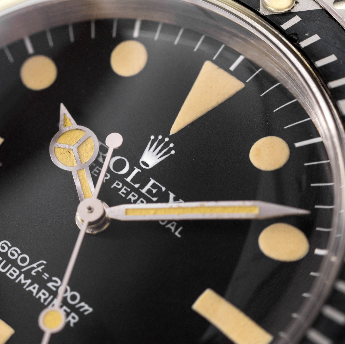 Rolex Submariner 5513 Maxi MK1 Dial with Vivid Patina