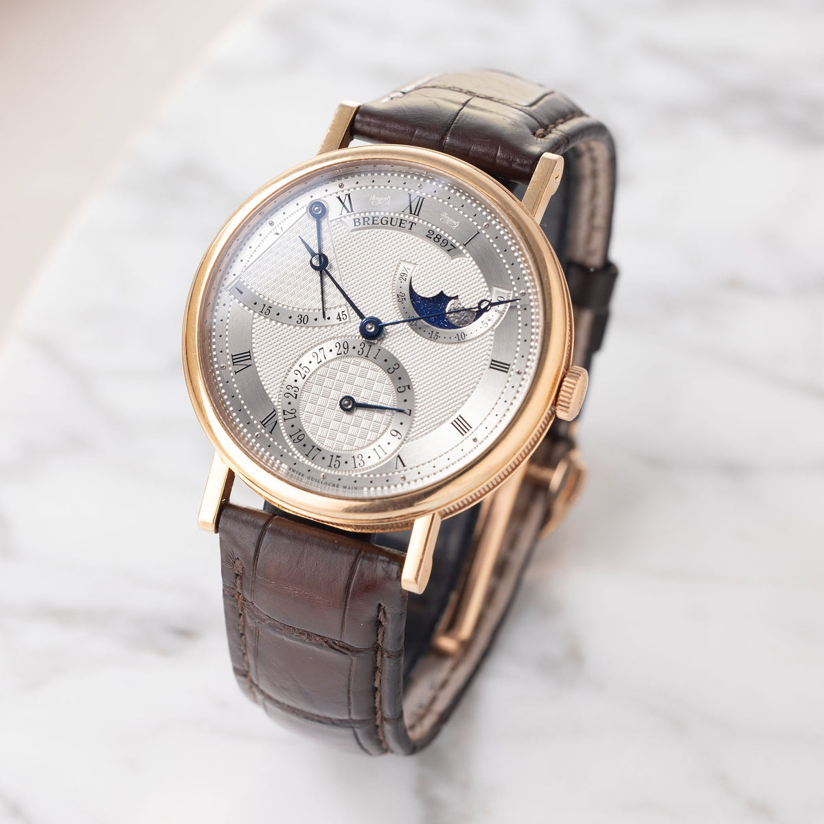 Breguet Classique Phase de Lune in 18 k Rose gold ref 7137