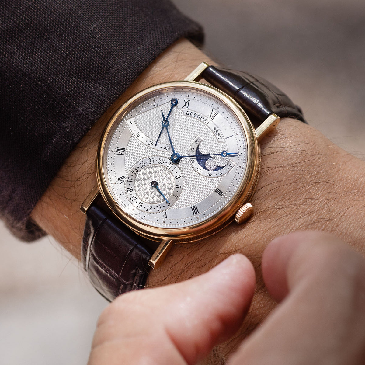 Breguet Classique Phase de Lune in 18 k Rose gold ref 7137