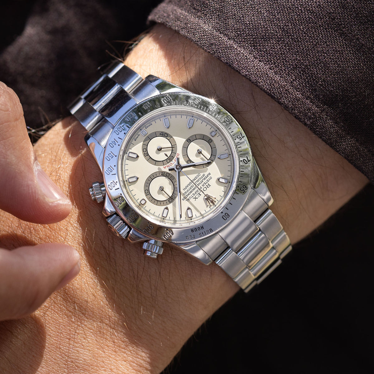 Rolex Cosmograph Daytona 116520 Panna dial Box and Paper Set
