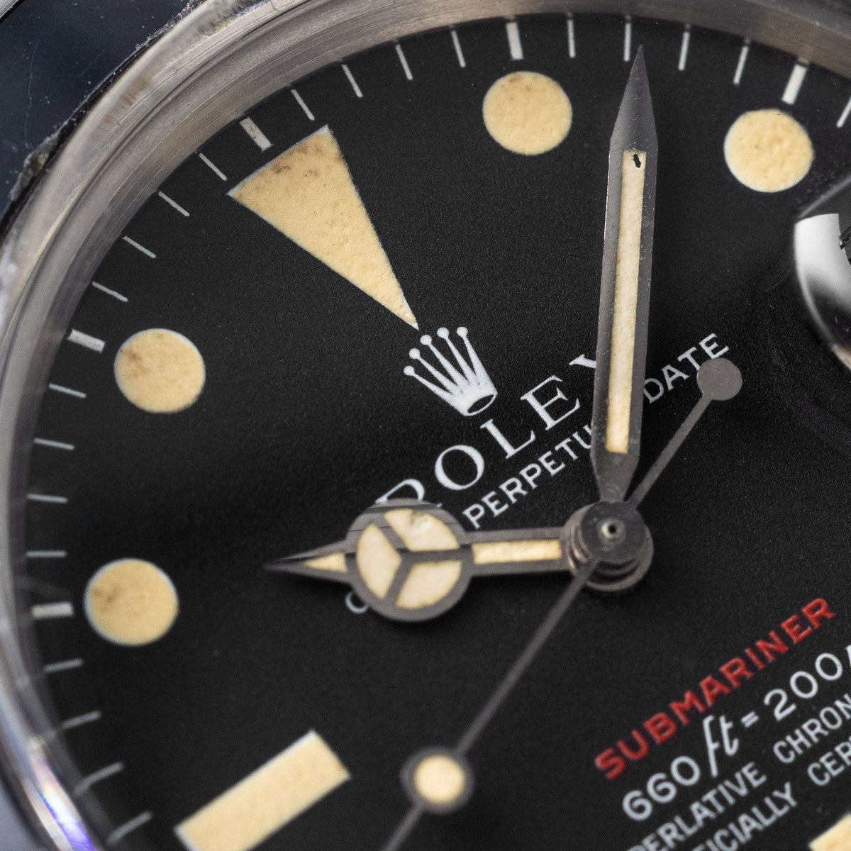 Rolex Submariner 1680 Red MK4 Dial with Vivid Patina