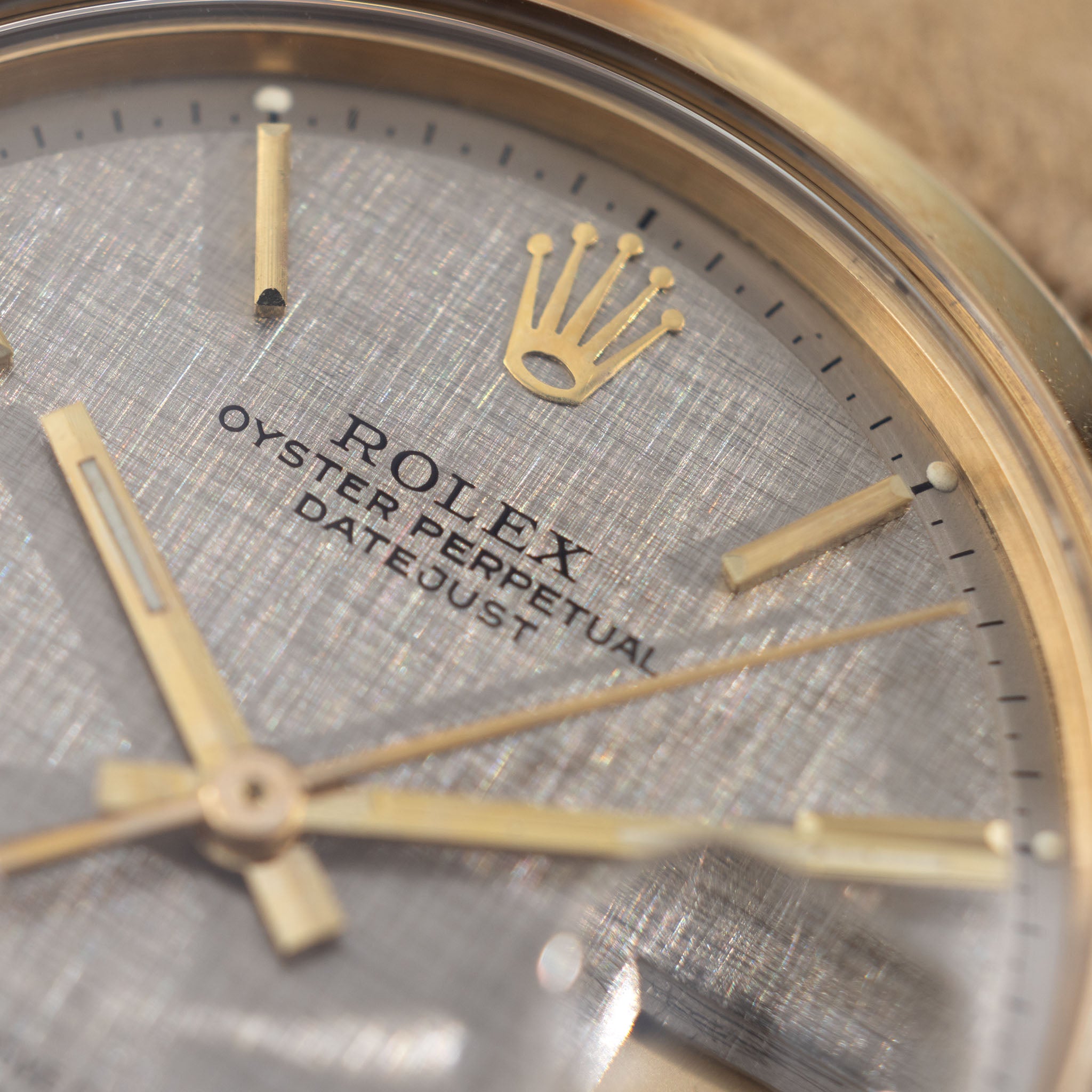 Rolex Datejust 1600/8 Linen Zifferblatt