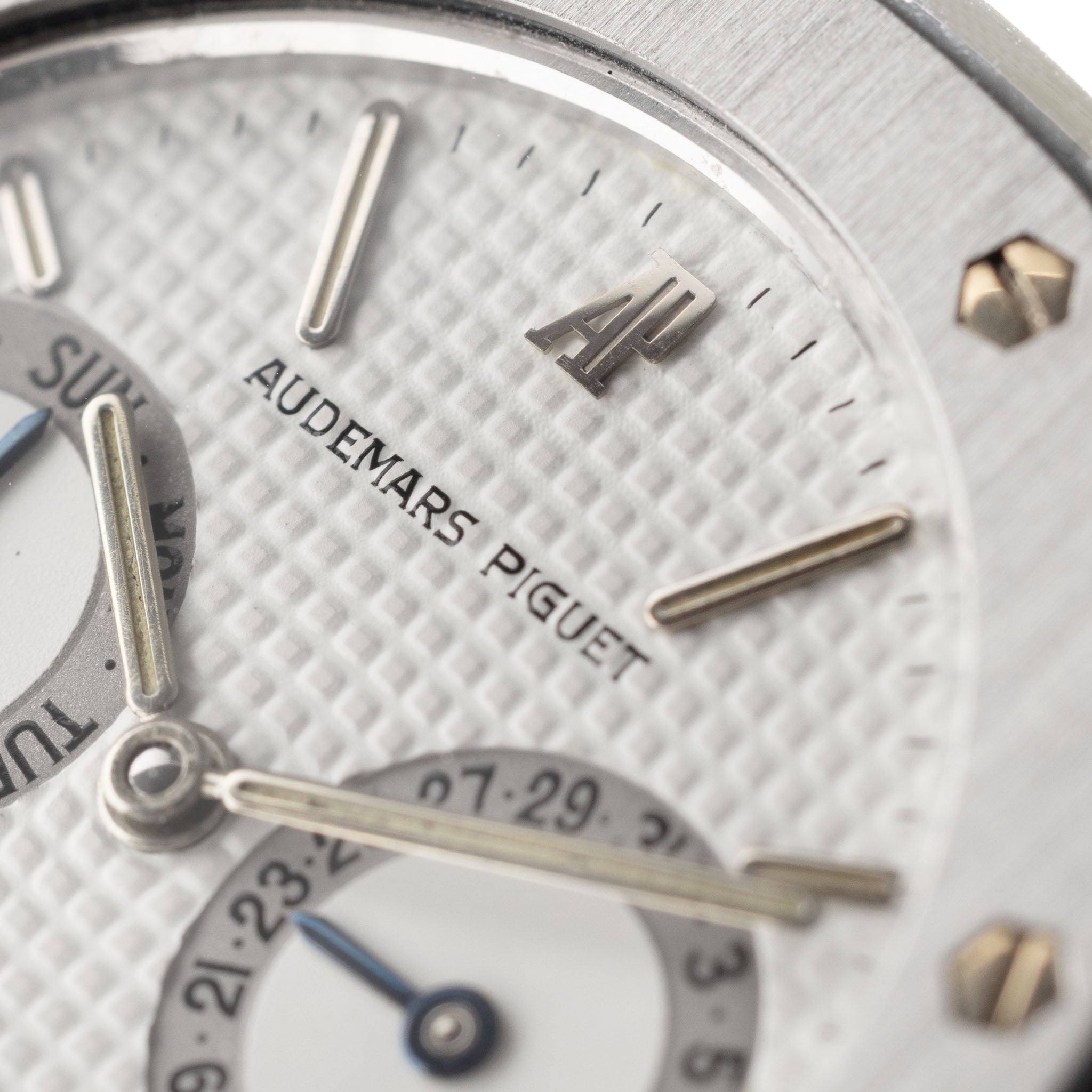 AUDEMARS PIGUET ROYAL OAK DAY-DATE 25572ST Weißes Zifferblatt