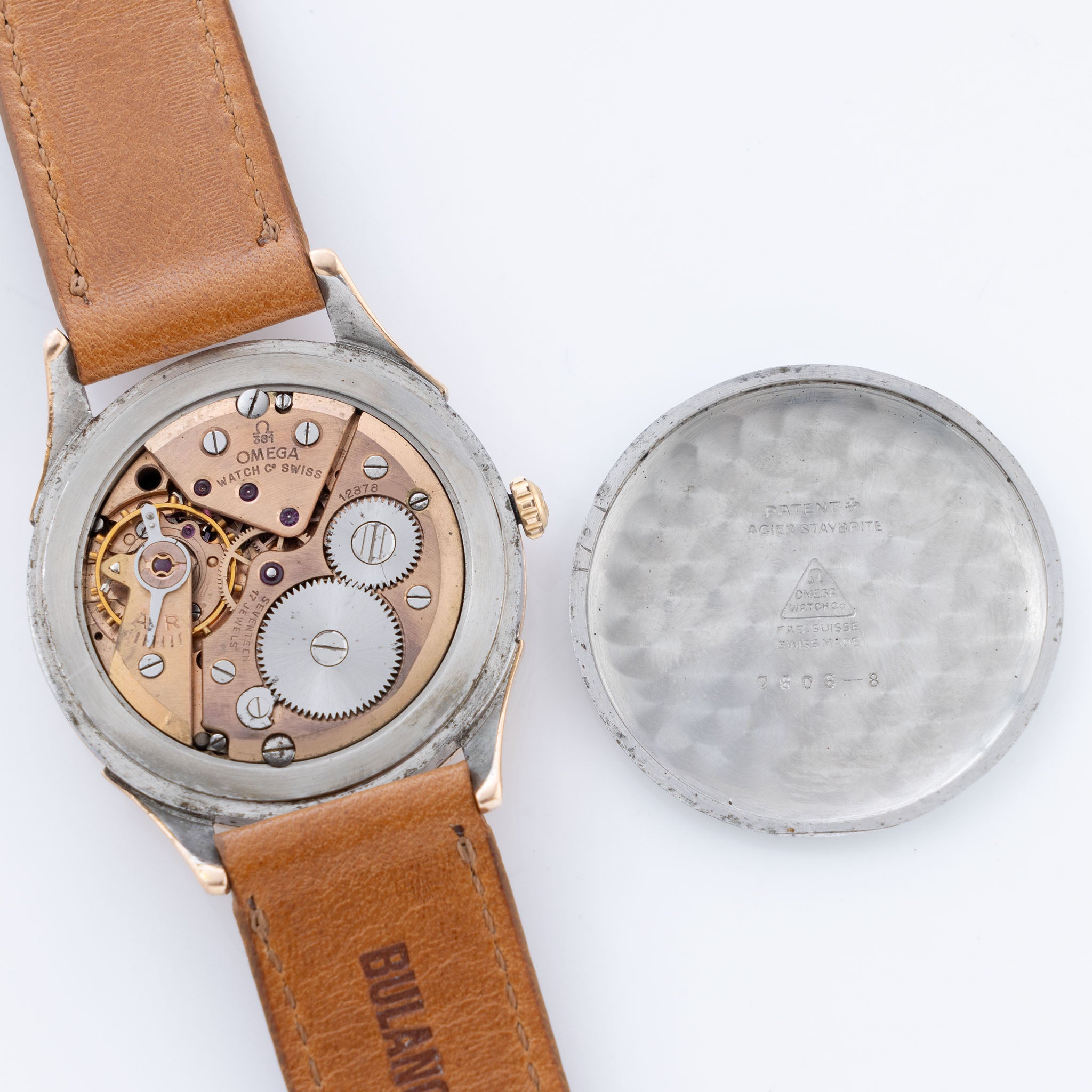 Omega Cosmic Triple Date Calendar Referenz 2606-8 mit Farsi Zifferblatt in Rotgold