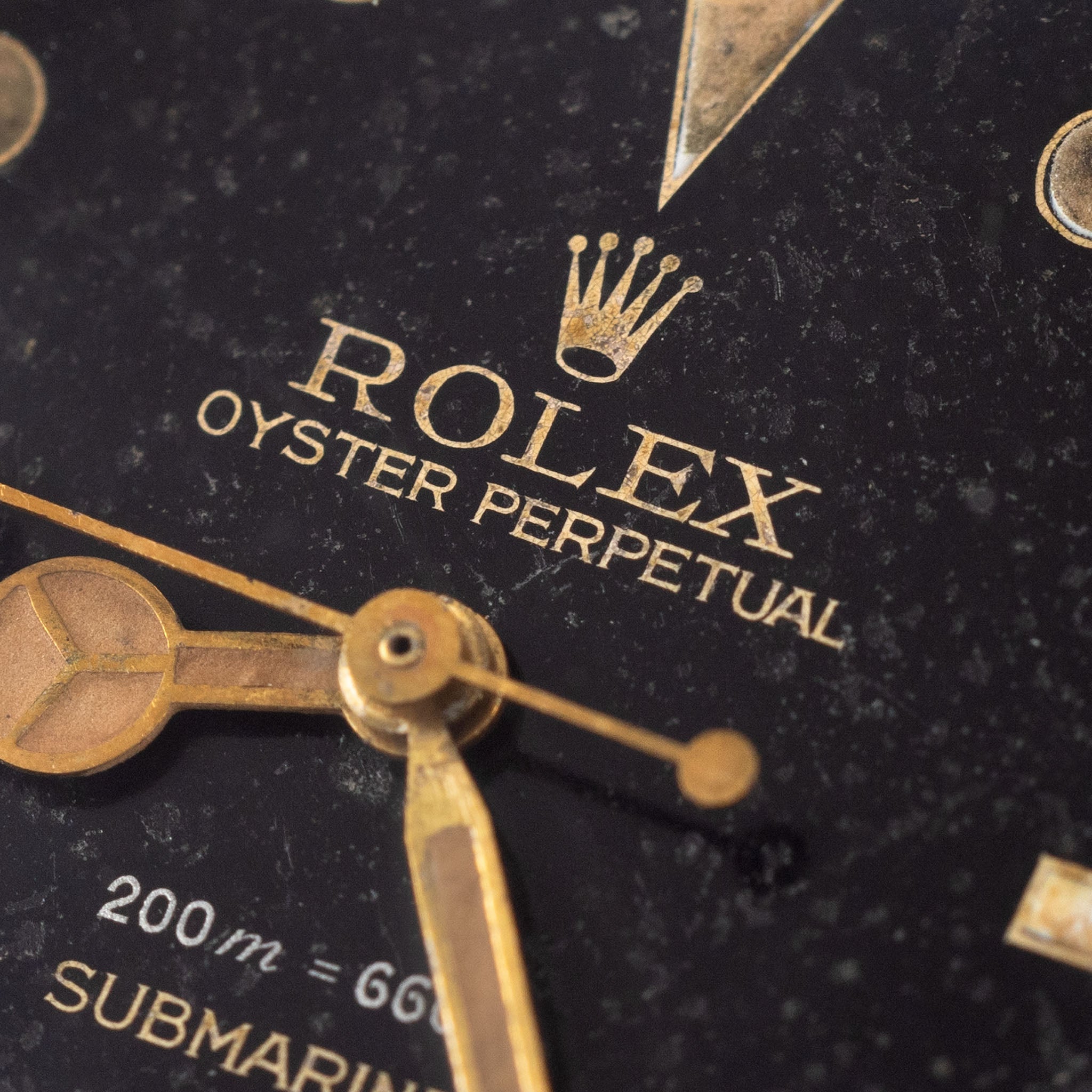 Rolex Submariner ref 6538 "Big Crown" Red Triangle Insert