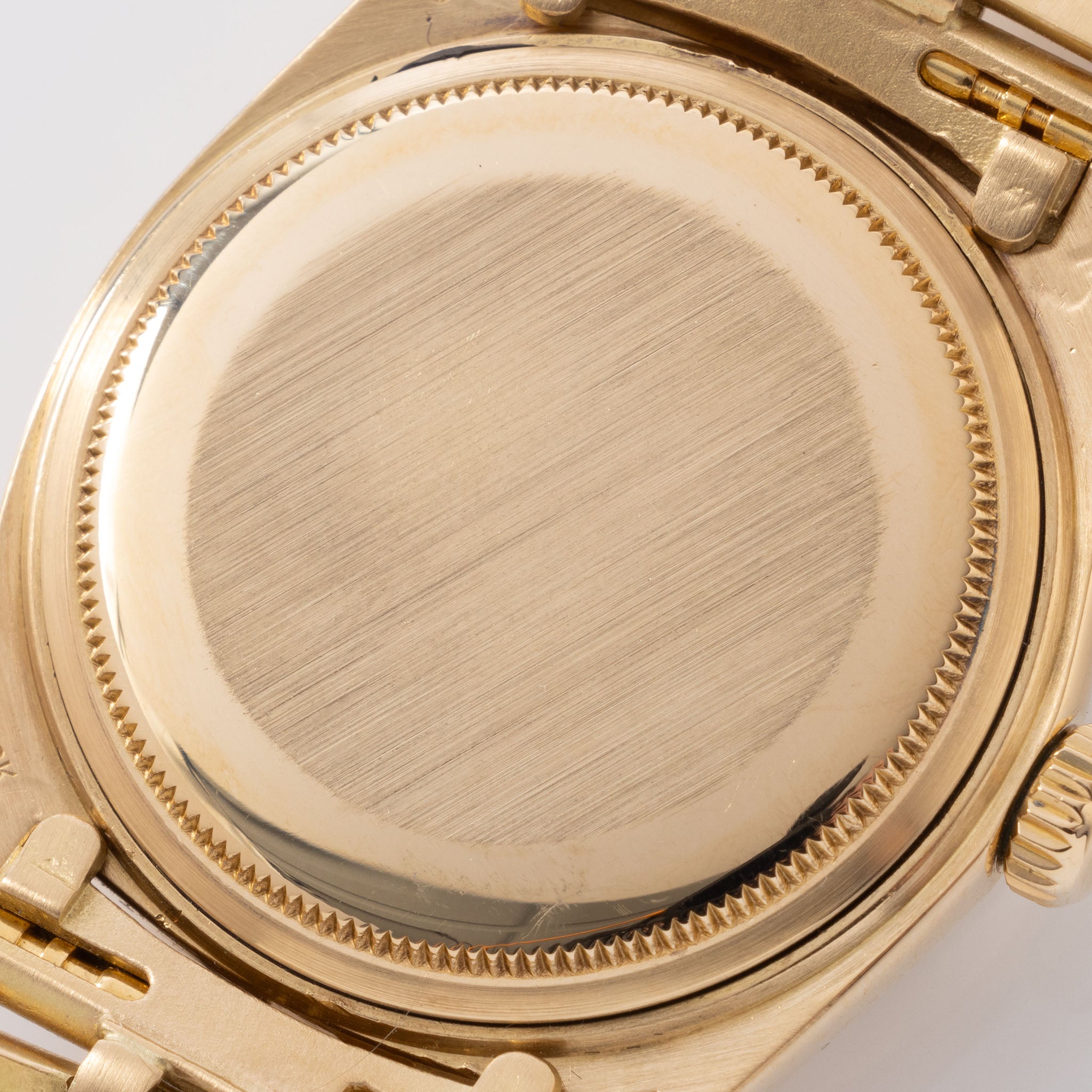 Rolex Datejust Referenz 1600/8 mit Cappuccino Zifferblatt in 18 Karat Gold