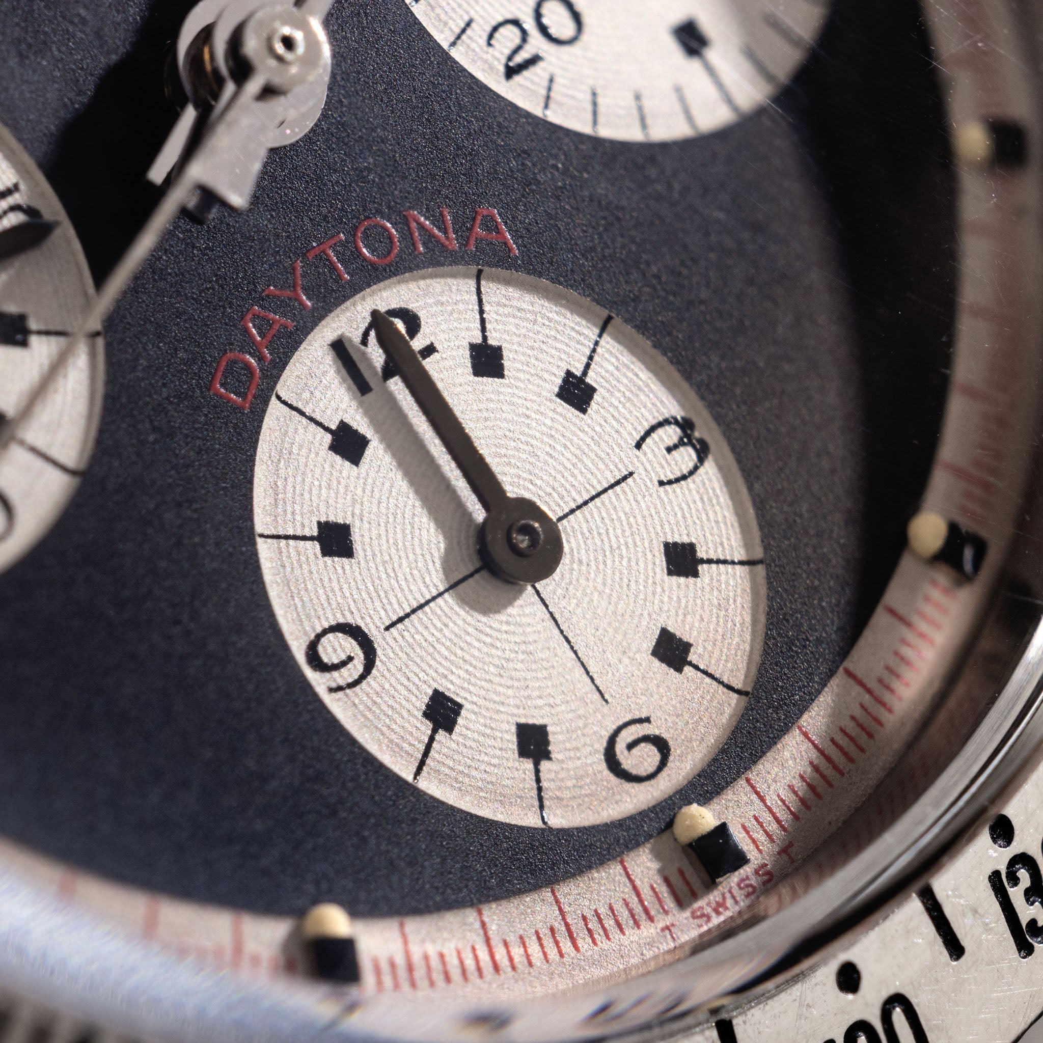 Rolex Cosmograph Daytona 6262 Black Tri-Color Exotic Dial dial with Rolex service paper