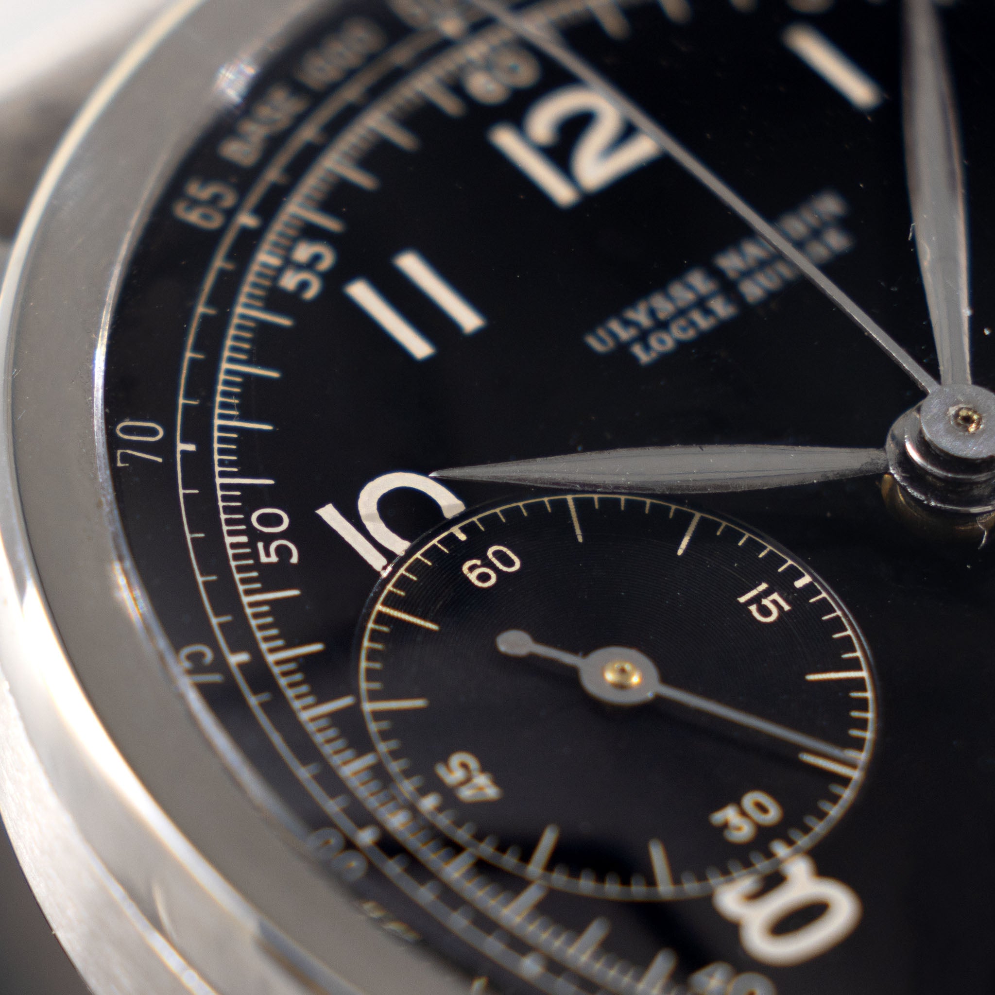 Ulysse Nardin Oversized Chronograph Galvanic Schwarzem Zifferblatt Valjoux 22