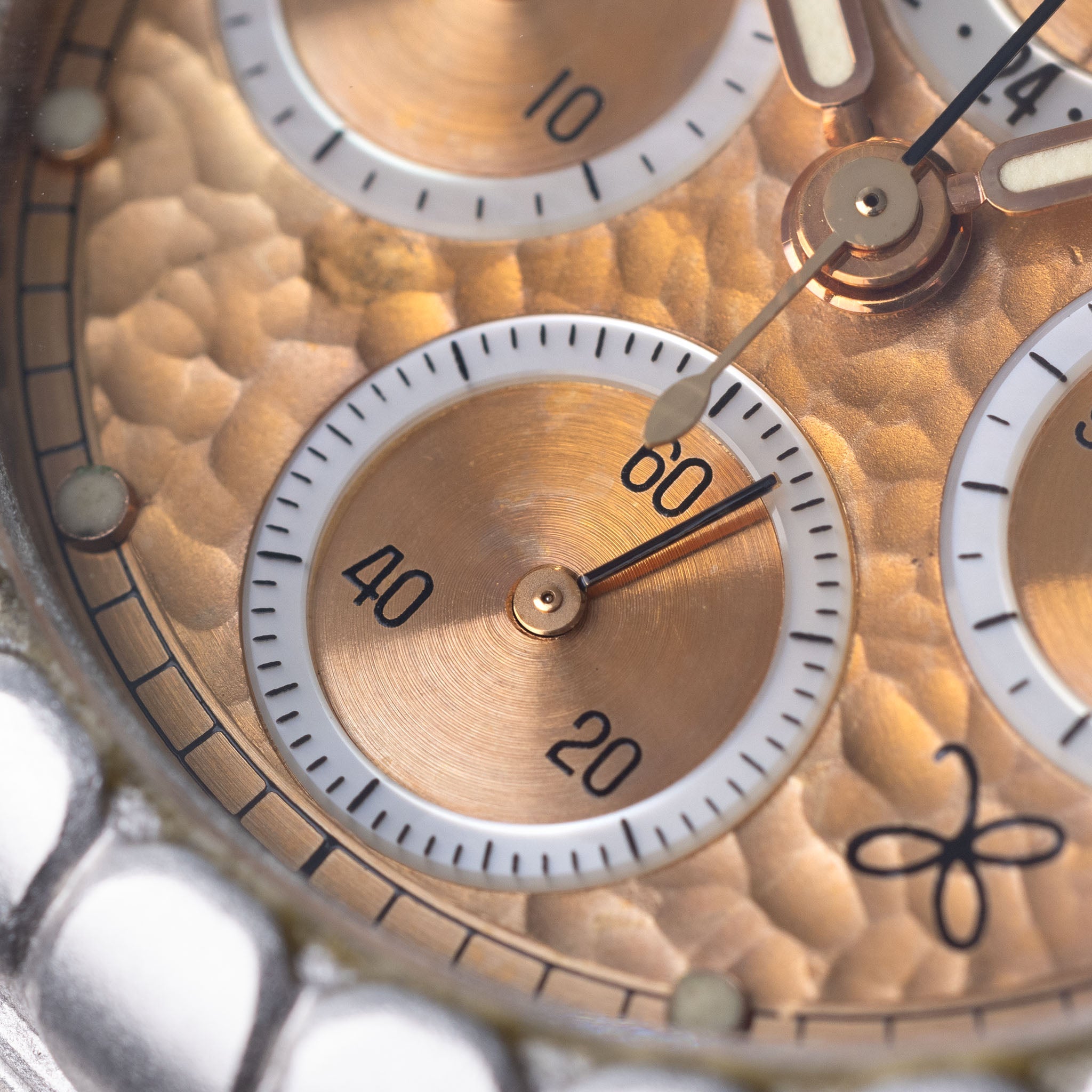 Gerald Genta Dual Time Chronograph Einzelstück in Platin