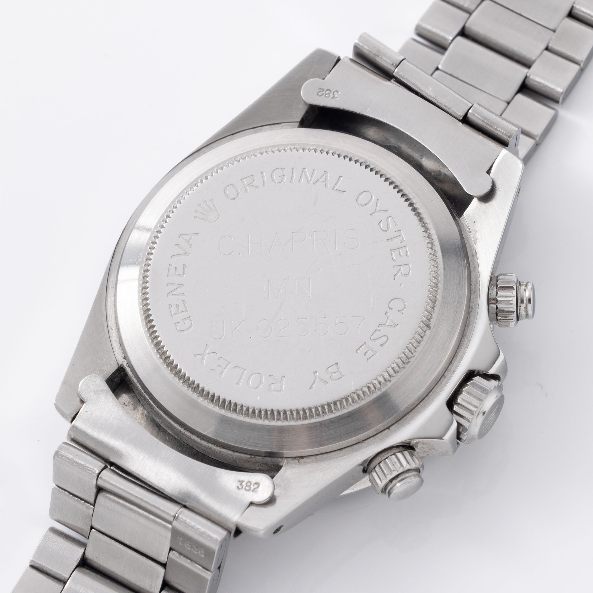 Tudor "Monte Carlo " chronograph grey dial ref 7149 / 0 “mystery engraving “