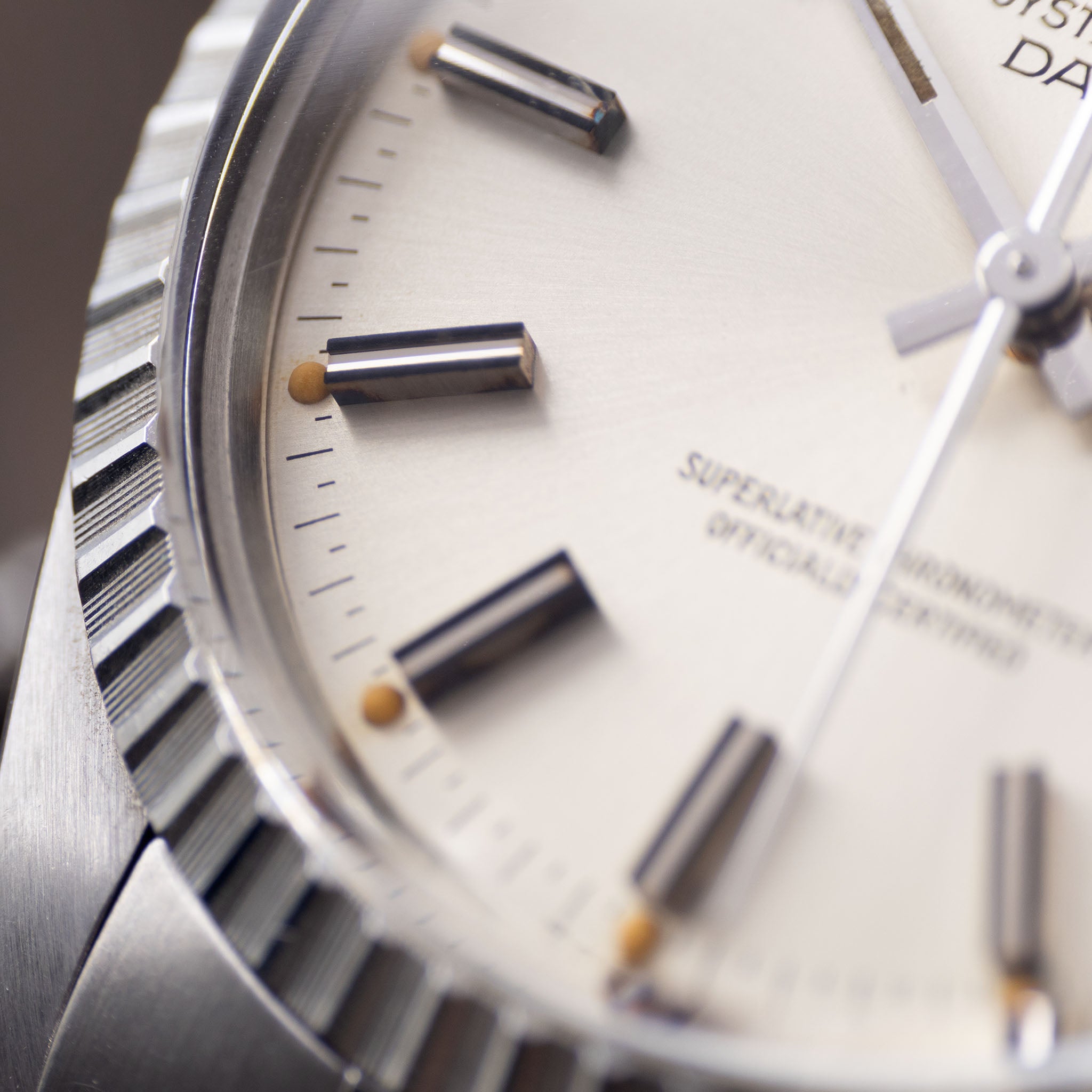 Rolex Datejust 16030 silbernes Zifferblatt mit erstaunlicher Patina + Papiere