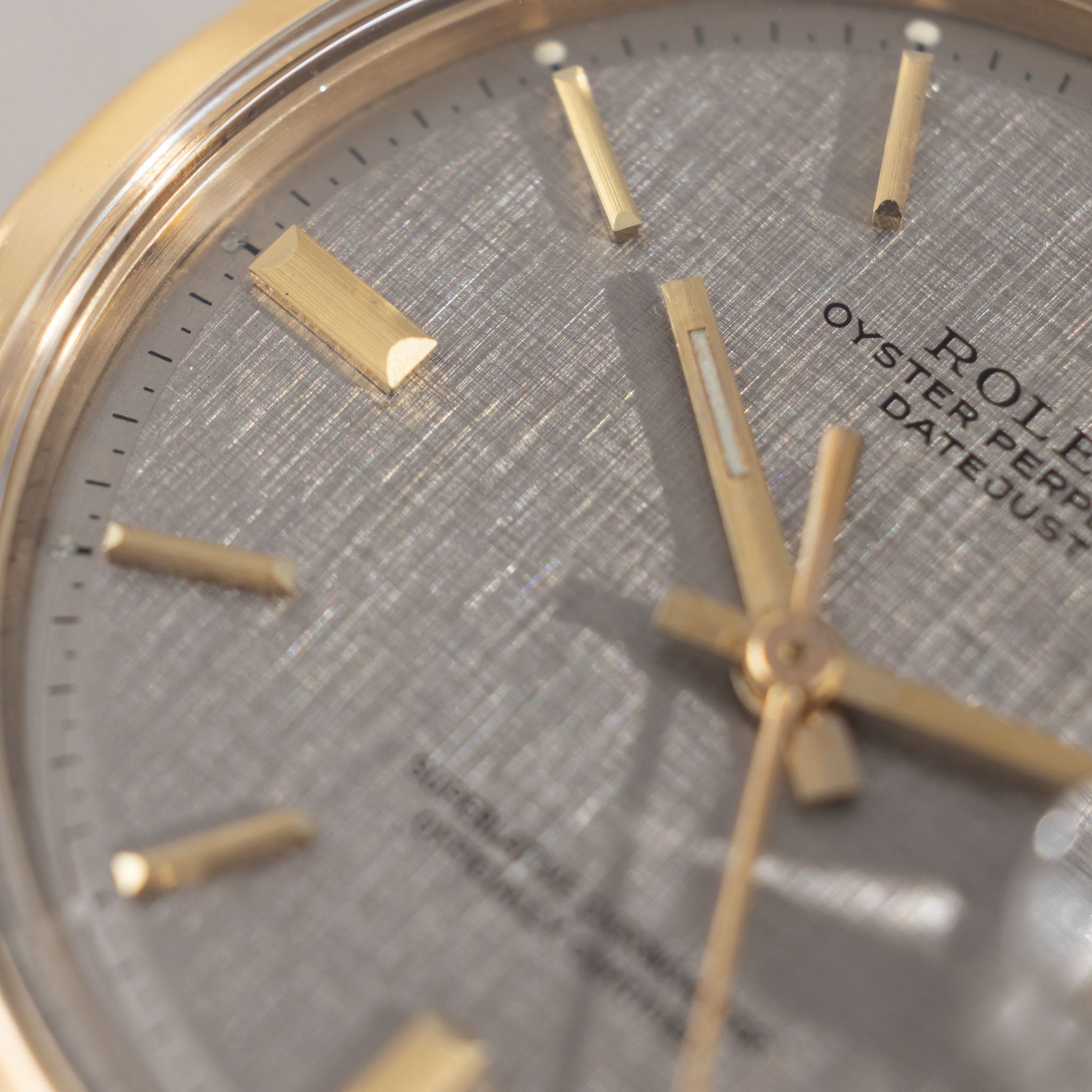 Rolex Datejust 1600/8 Linen Zifferblatt