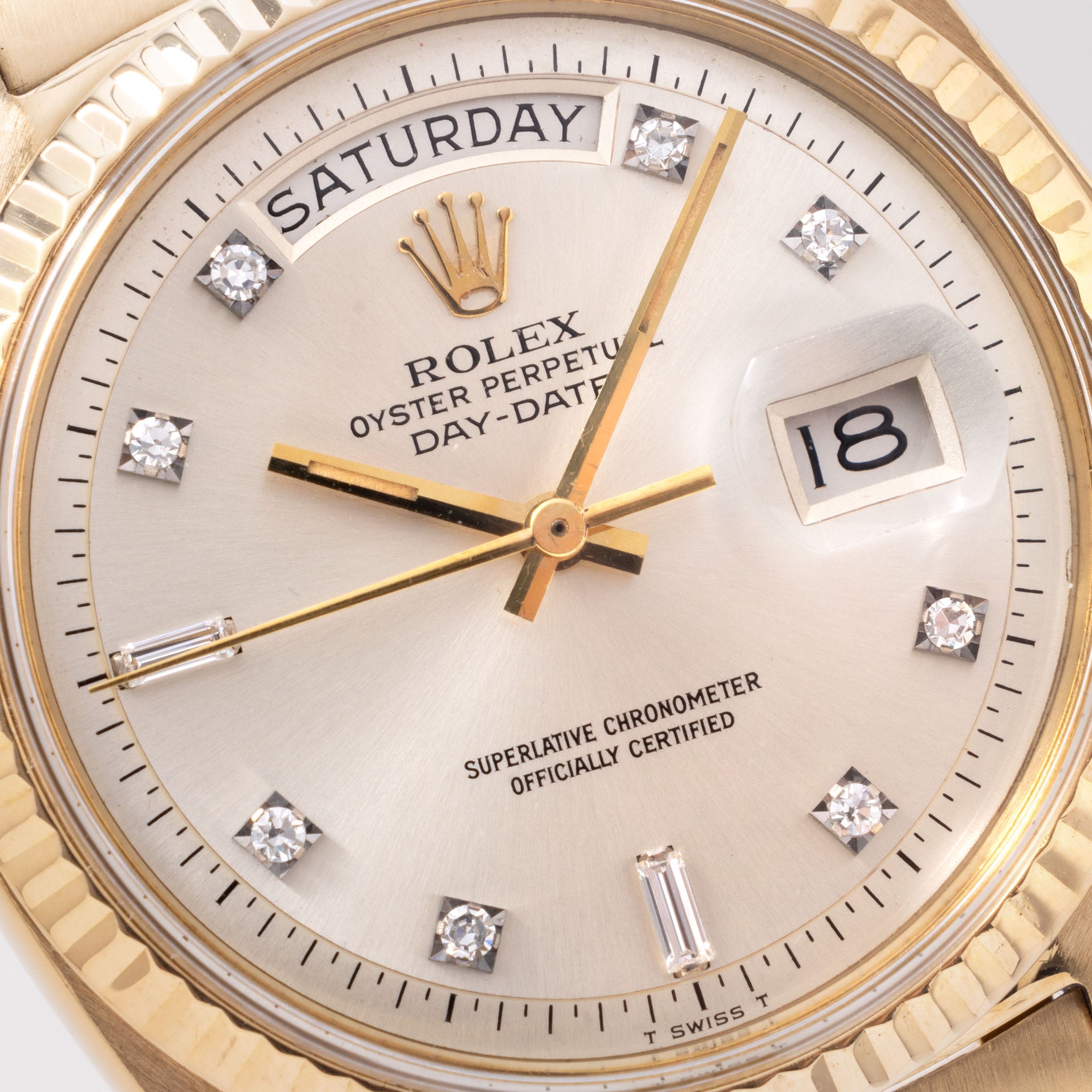 Rolex Day-Date 1803 mit Diamanten-Zifferblatt Im Auftrag von Aramco