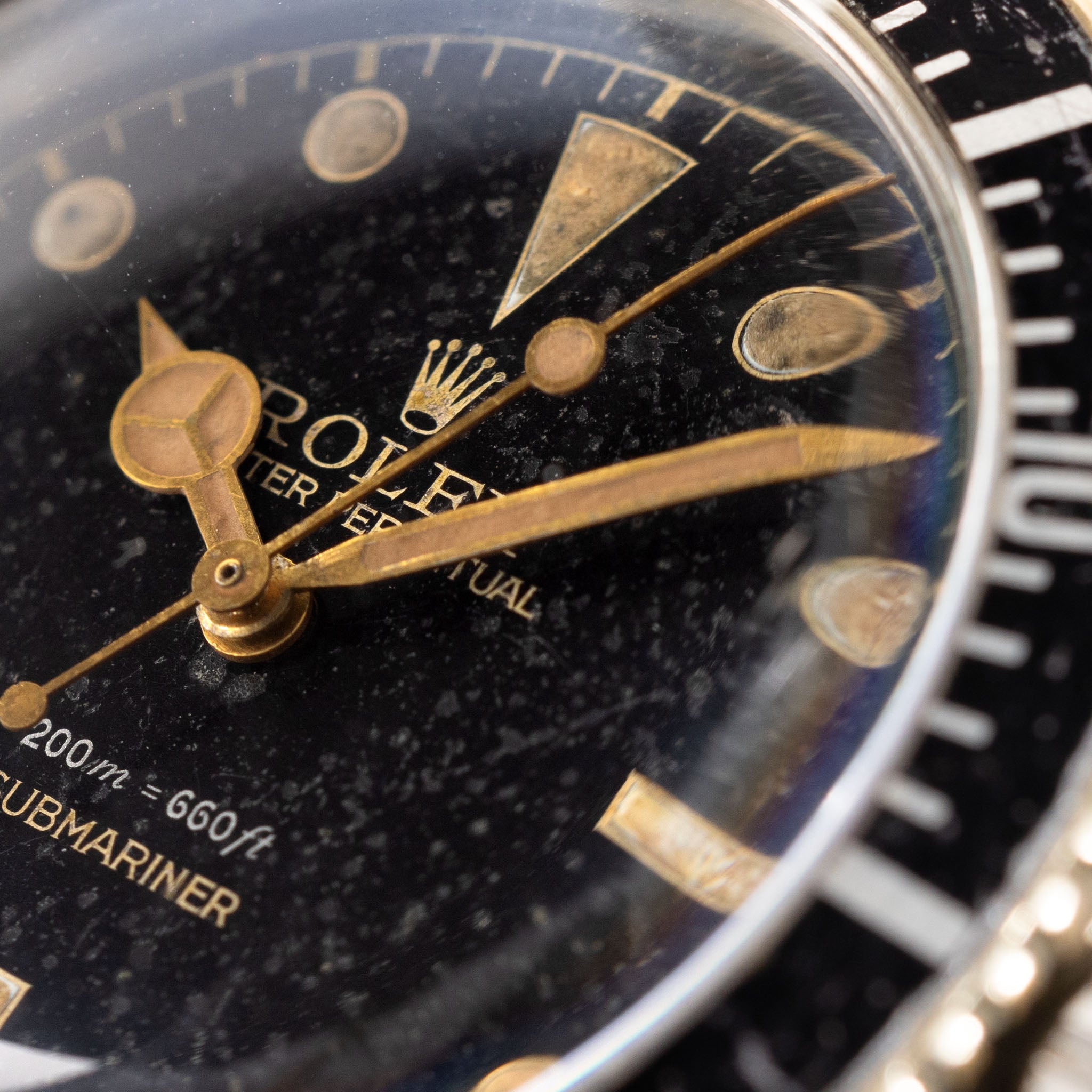 Rolex Submariner ref 6538 "Big Crown" Red Triangle Insert