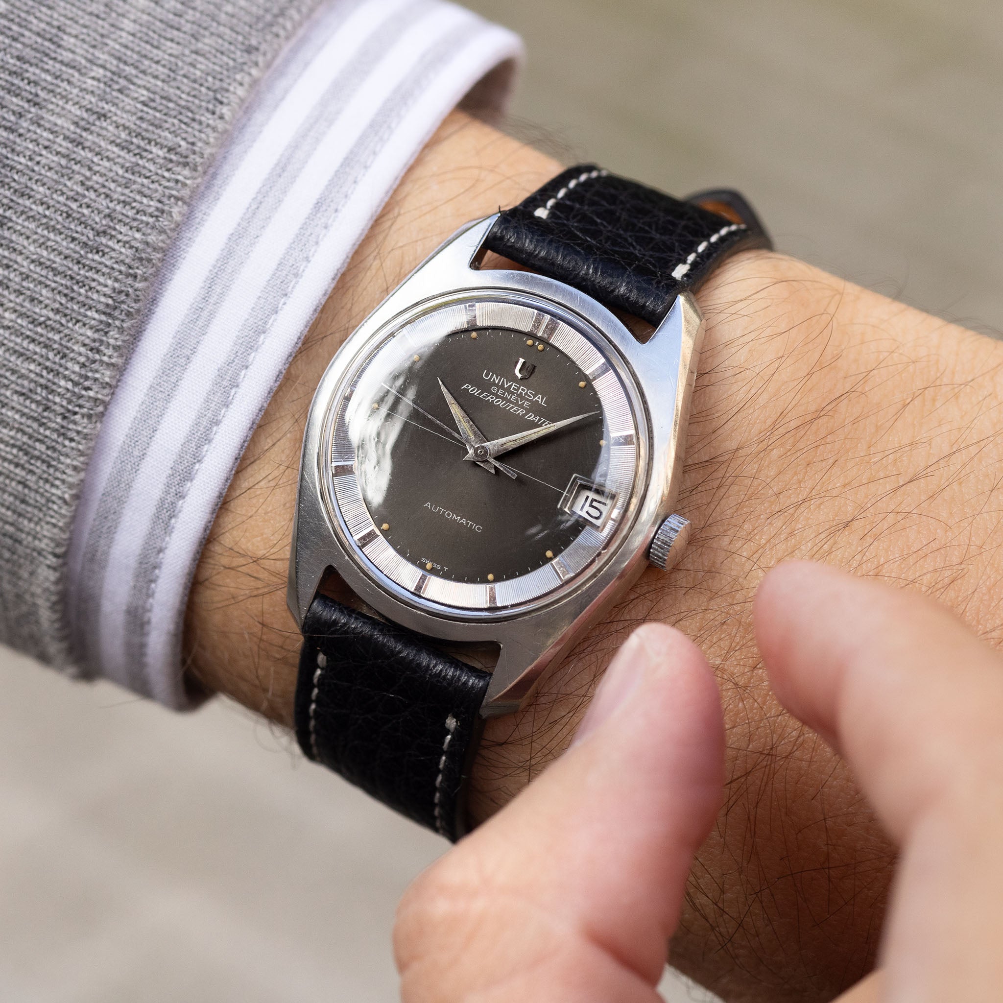 Universal Genève Polerouter Date 869113/04