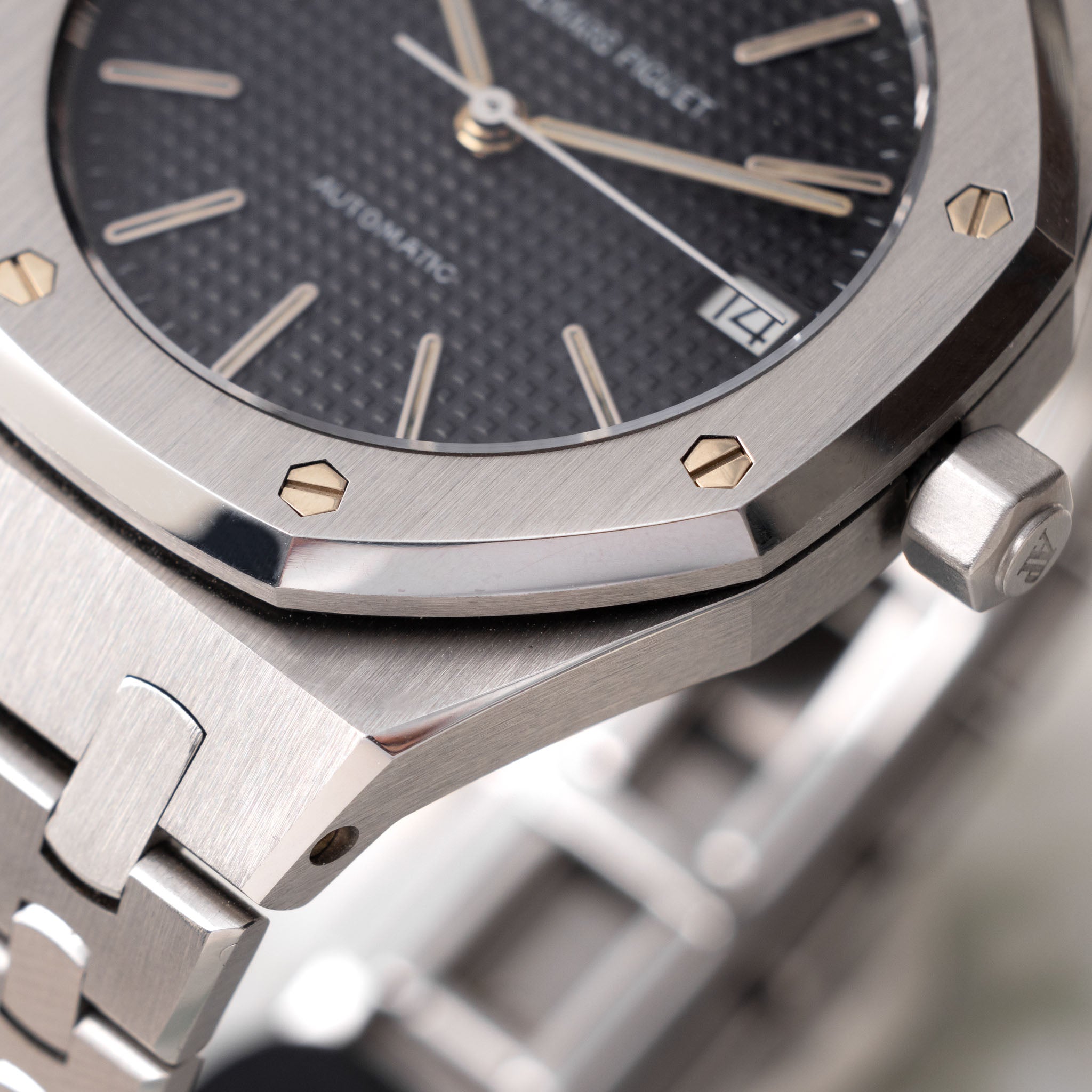 Audemars Piguet Royal Oak 14790ST Seltenes MK1 Zifferblatt mit Box und Papieren