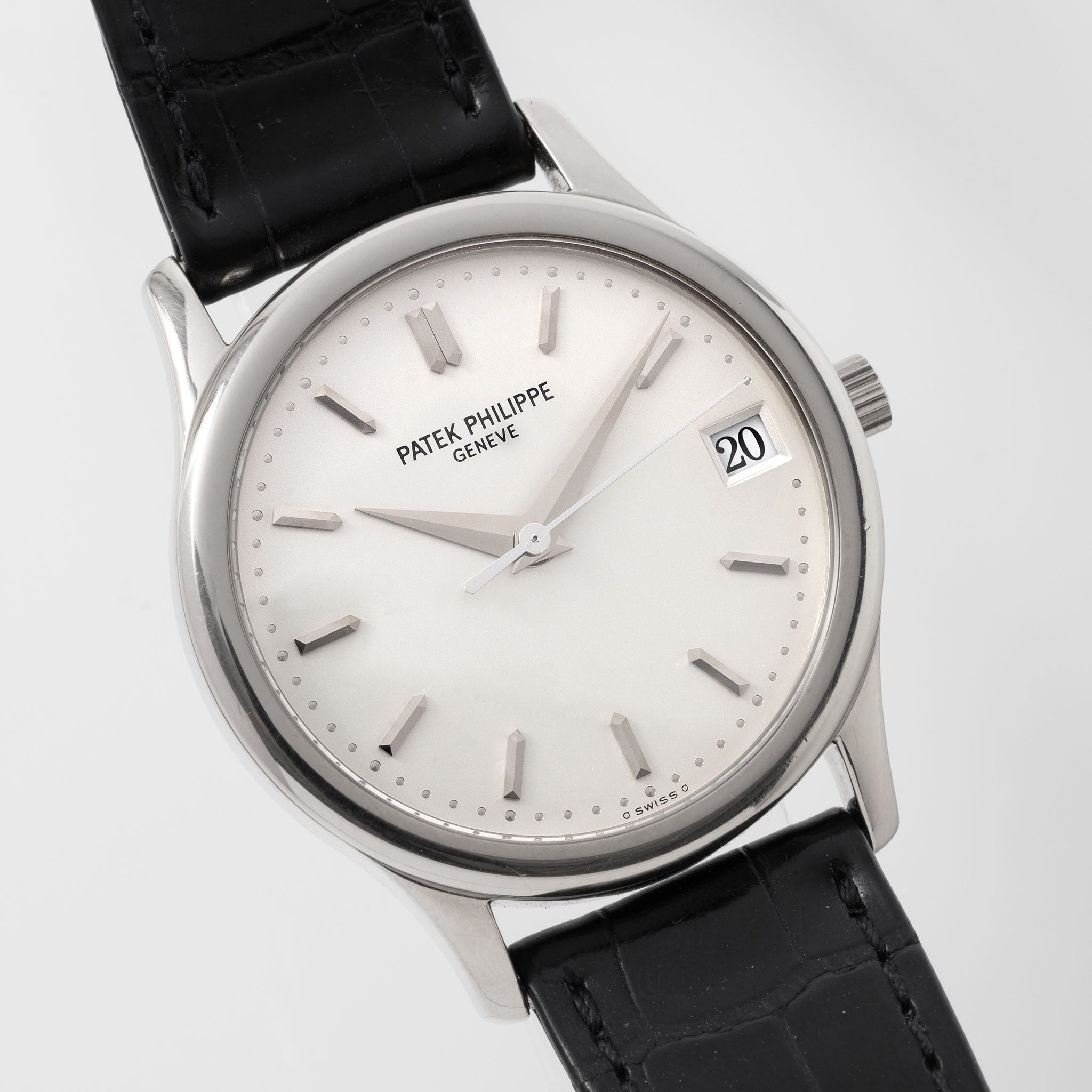 Patek Philippe Calatrava Referenz 3998G mit Box und Papiere