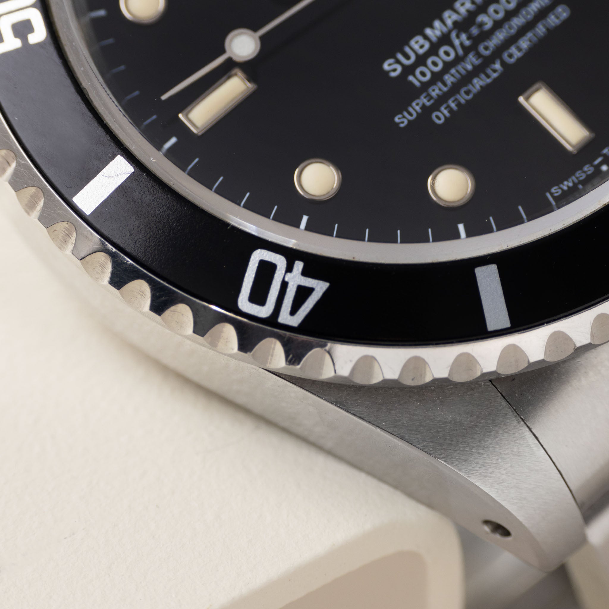 Rolex Submariner Date Referenz 16610 Tritium Zifferblatt mit Box und Accessoires