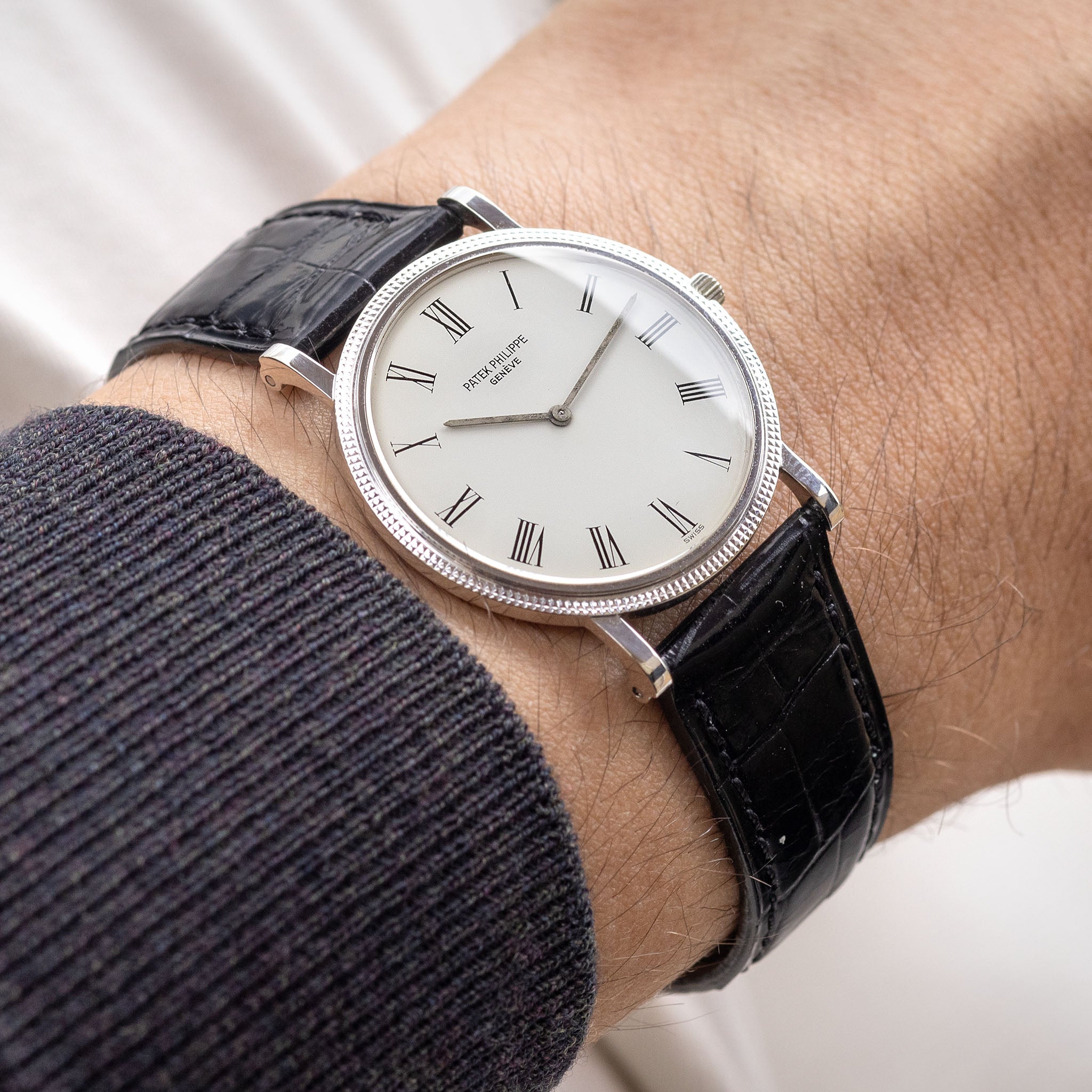 Patek Philippe Calatrava ref 3520 Clous de Paris mit Box