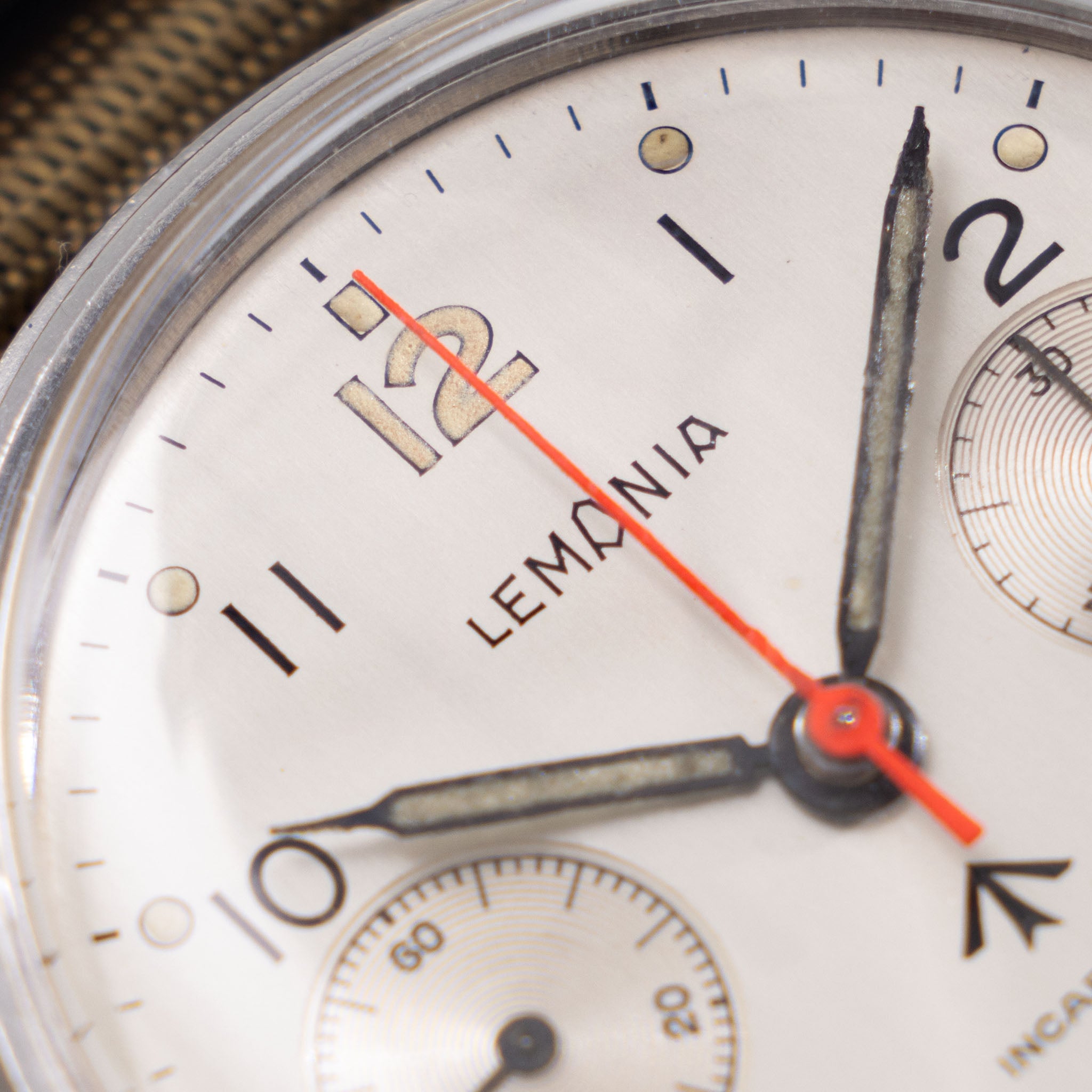 Lemania Monopusher Chronograph British Armed Forces