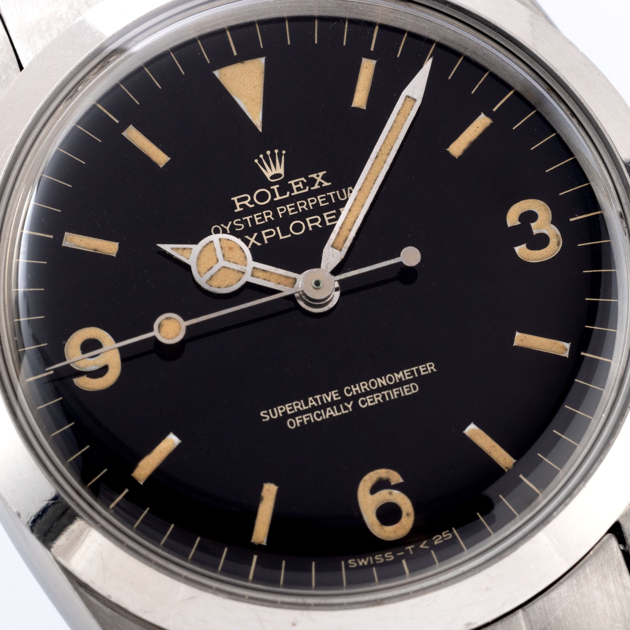 Rolex Explorer 1016 glossy Gilt with papers