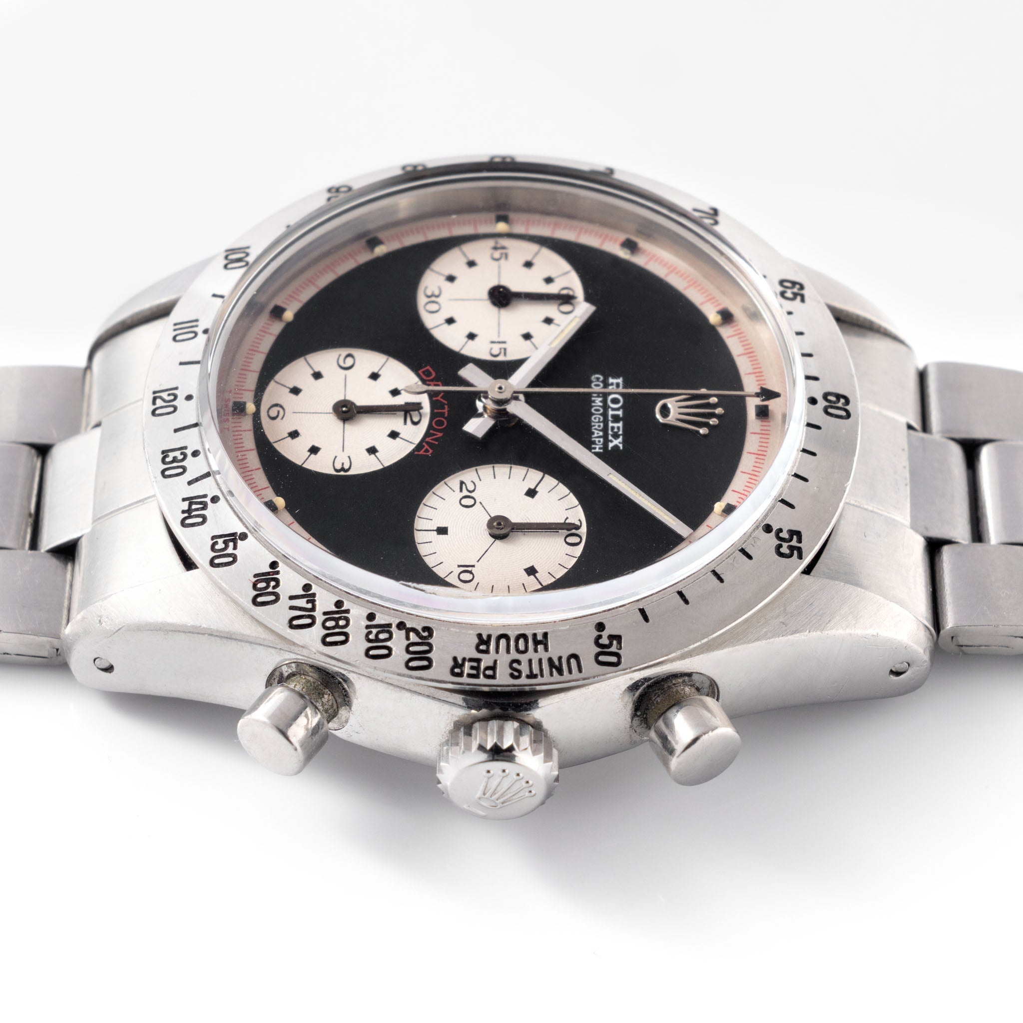 Rolex Cosmograph Daytona 6262 Black Tri-Color Exotic Dial dial with Rolex service paper