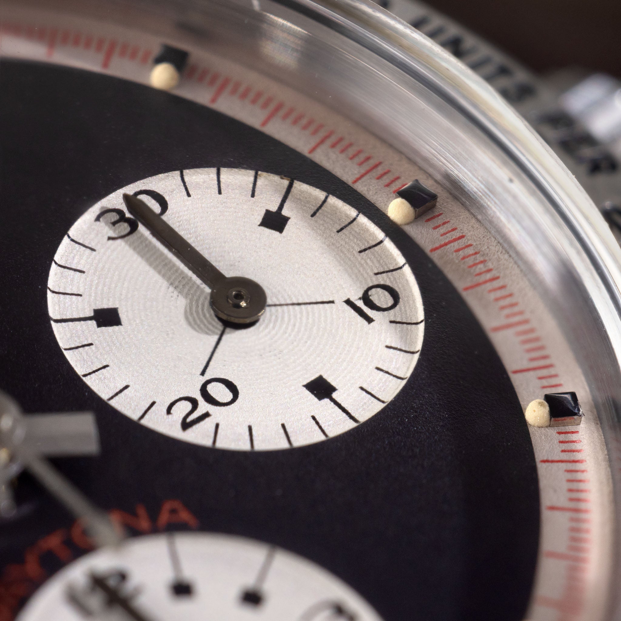 Rolex Cosmograph Daytona 6262 Black Tri-Color Exotic Dial dial with Rolex service paper