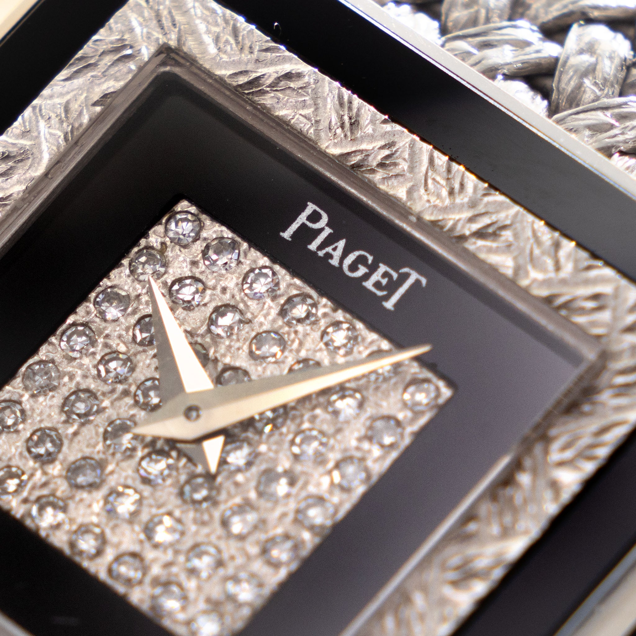 Piaget Altipiano Weiẞgold mit Diamanten und Onyx besetztem Zifferblatt mit Box und Papieren Referenz 9200
