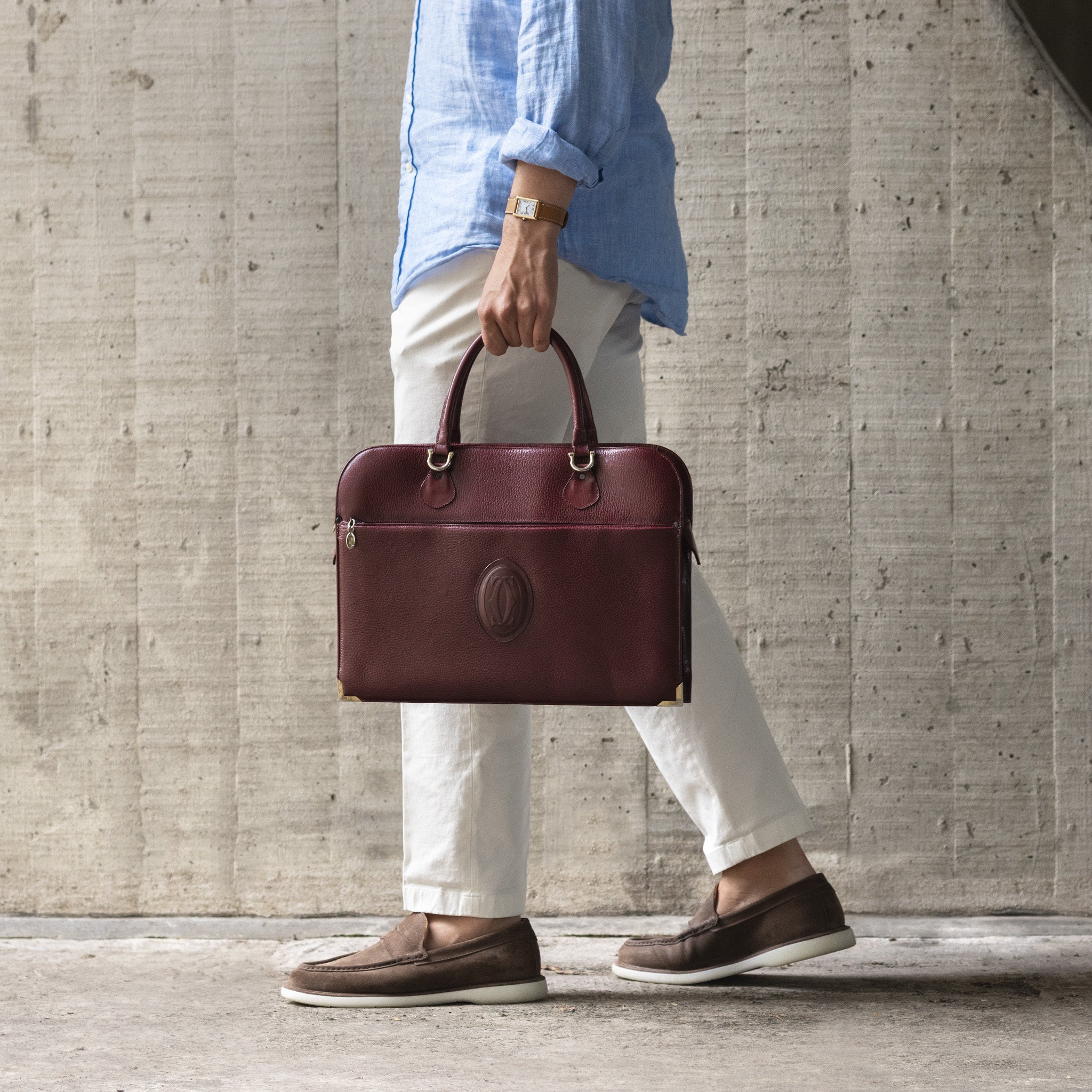 Cartier Tank Louis referenz 96019 18k Gelbgold extra flat