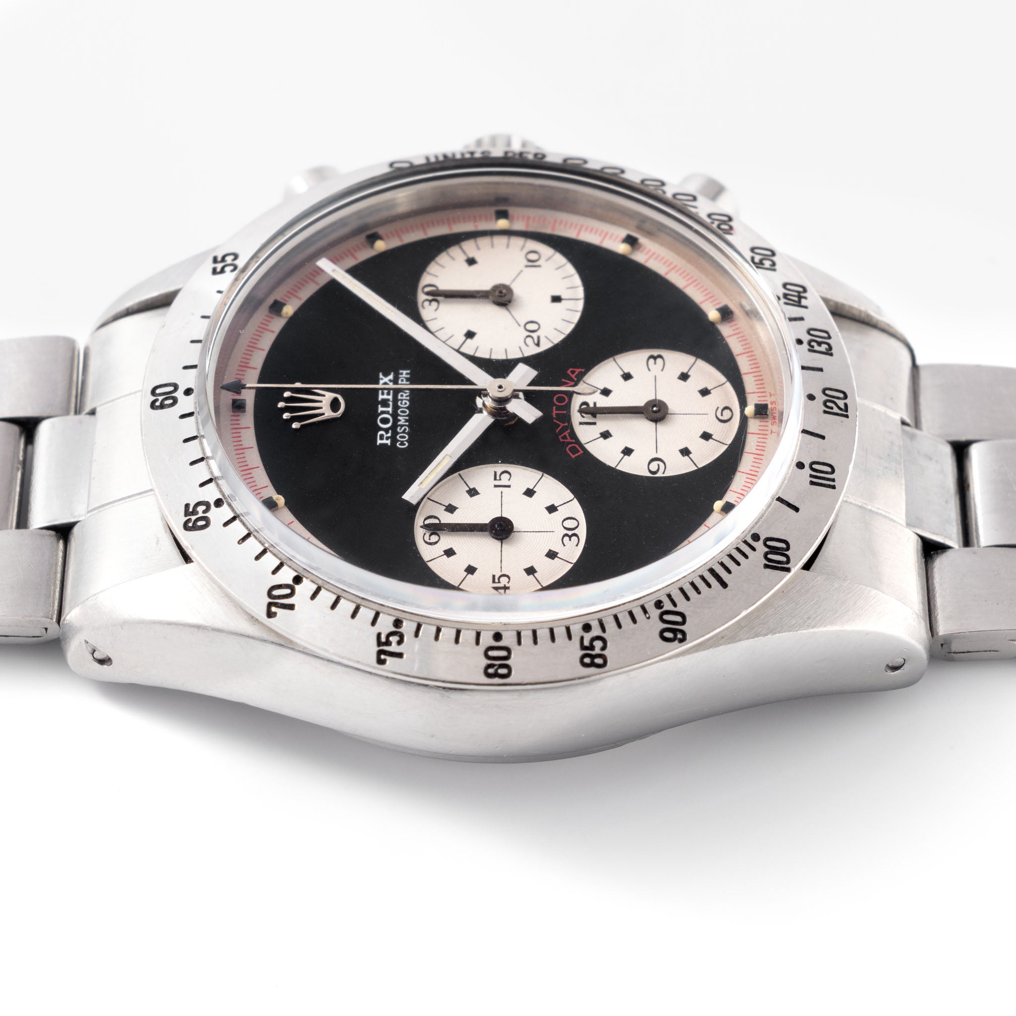 Rolex Cosmograph Daytona 6262 Black Tri-Color Exotic Dial dial with Rolex service paper