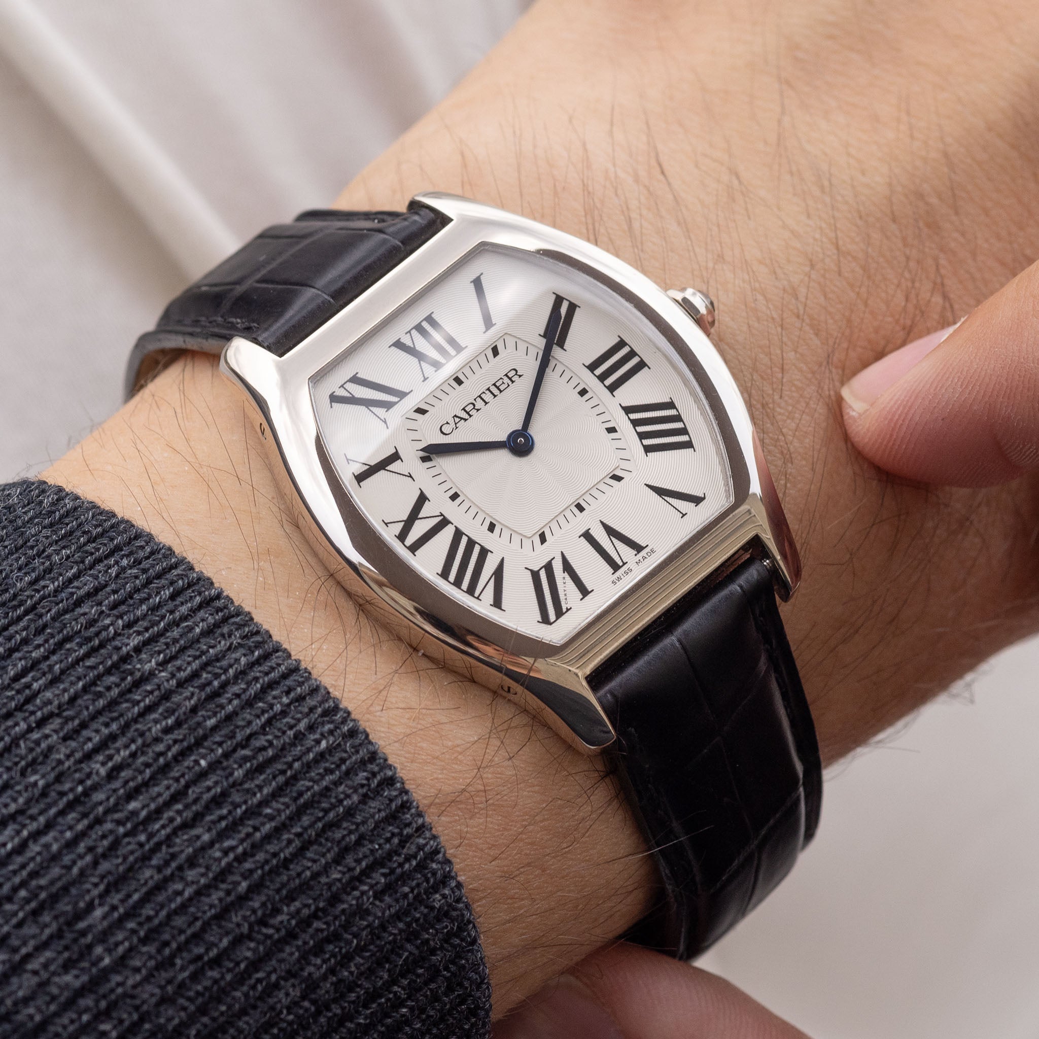 Cartier Tortue Extra-Flat Weißgold WGTO0003 Jumbo