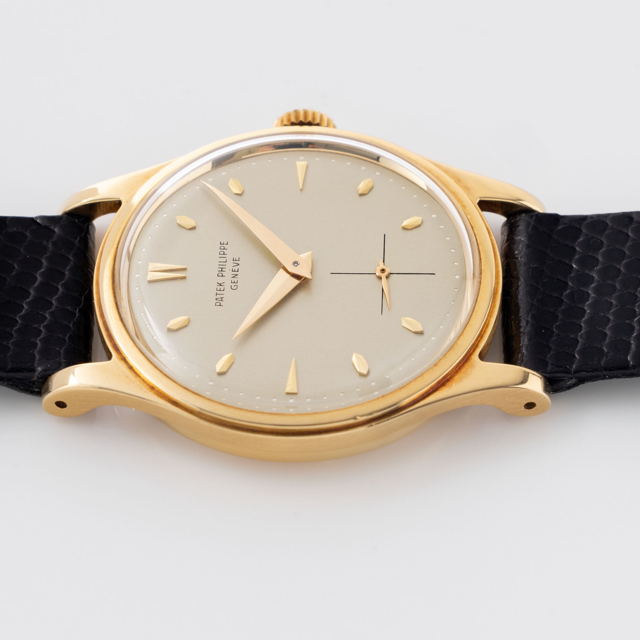 Patek Philippe Calatrava 2509 18 Karat Gelbgold mit Archivauszug