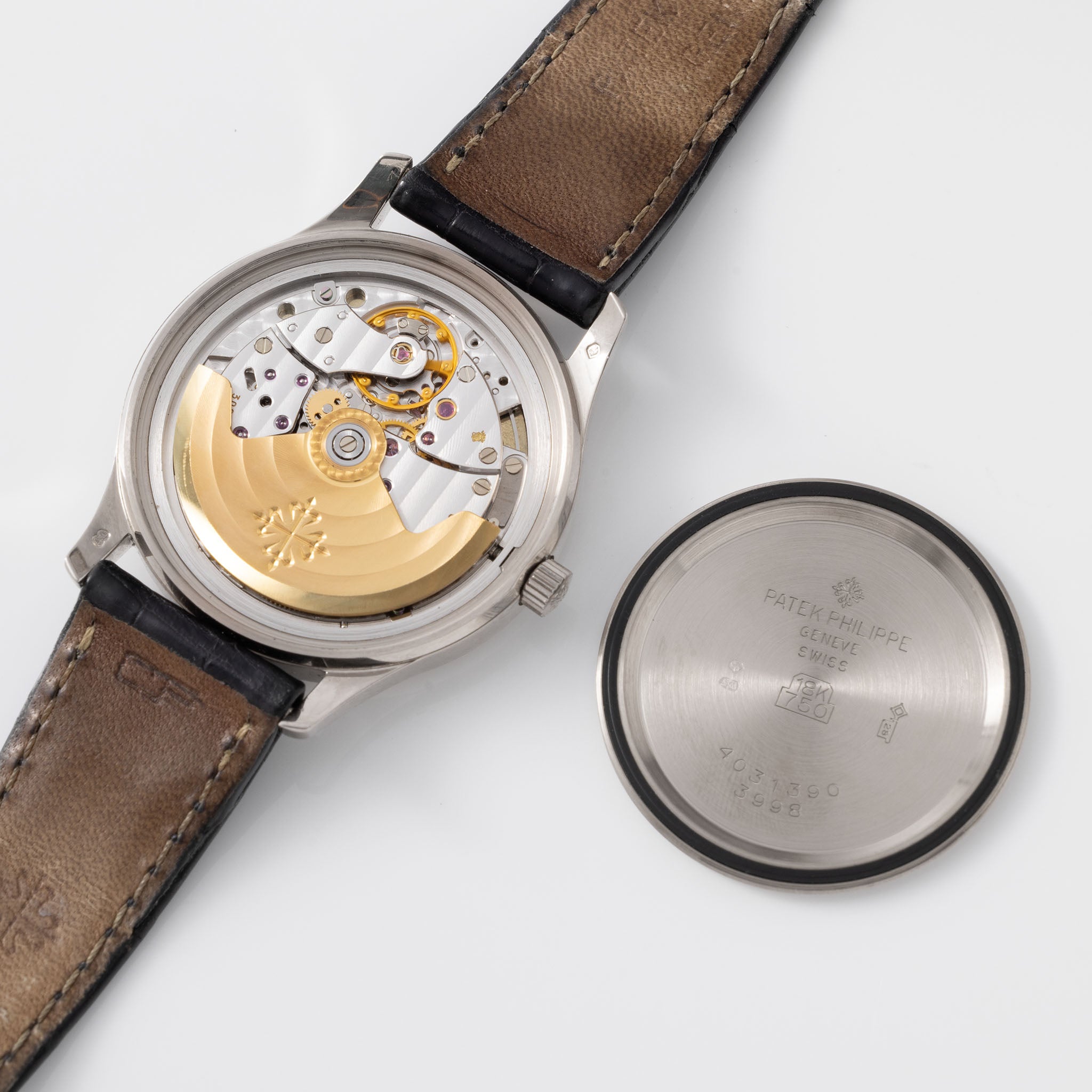 Patek Philippe Calatrava Referenz 3998G mit Box und Papiere
