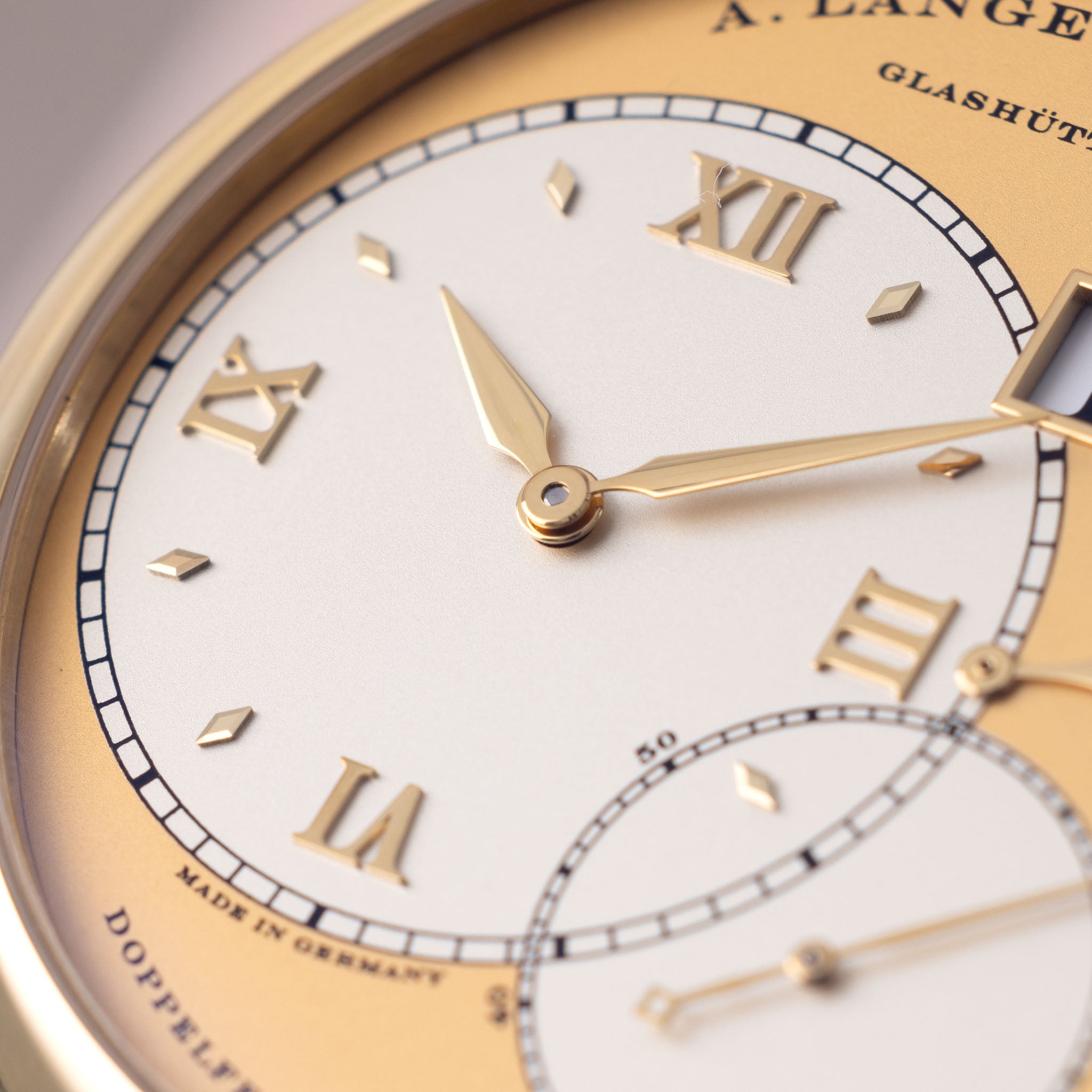 A. Lange & Söhne Grand Lange 1 Referenz 115.021 18 Karat Gelbgold